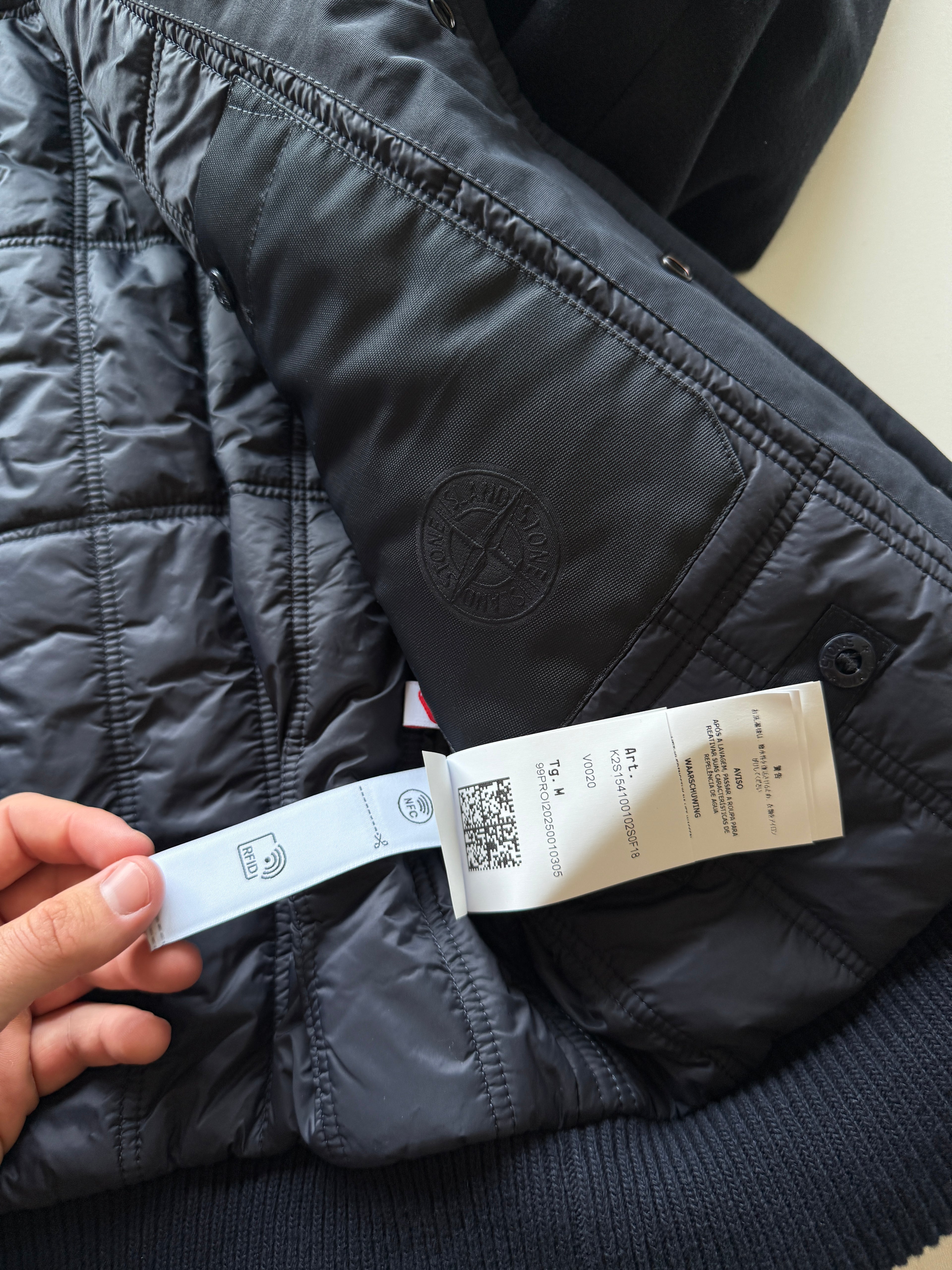Stone Island Flannel Ghost Piece Jacket