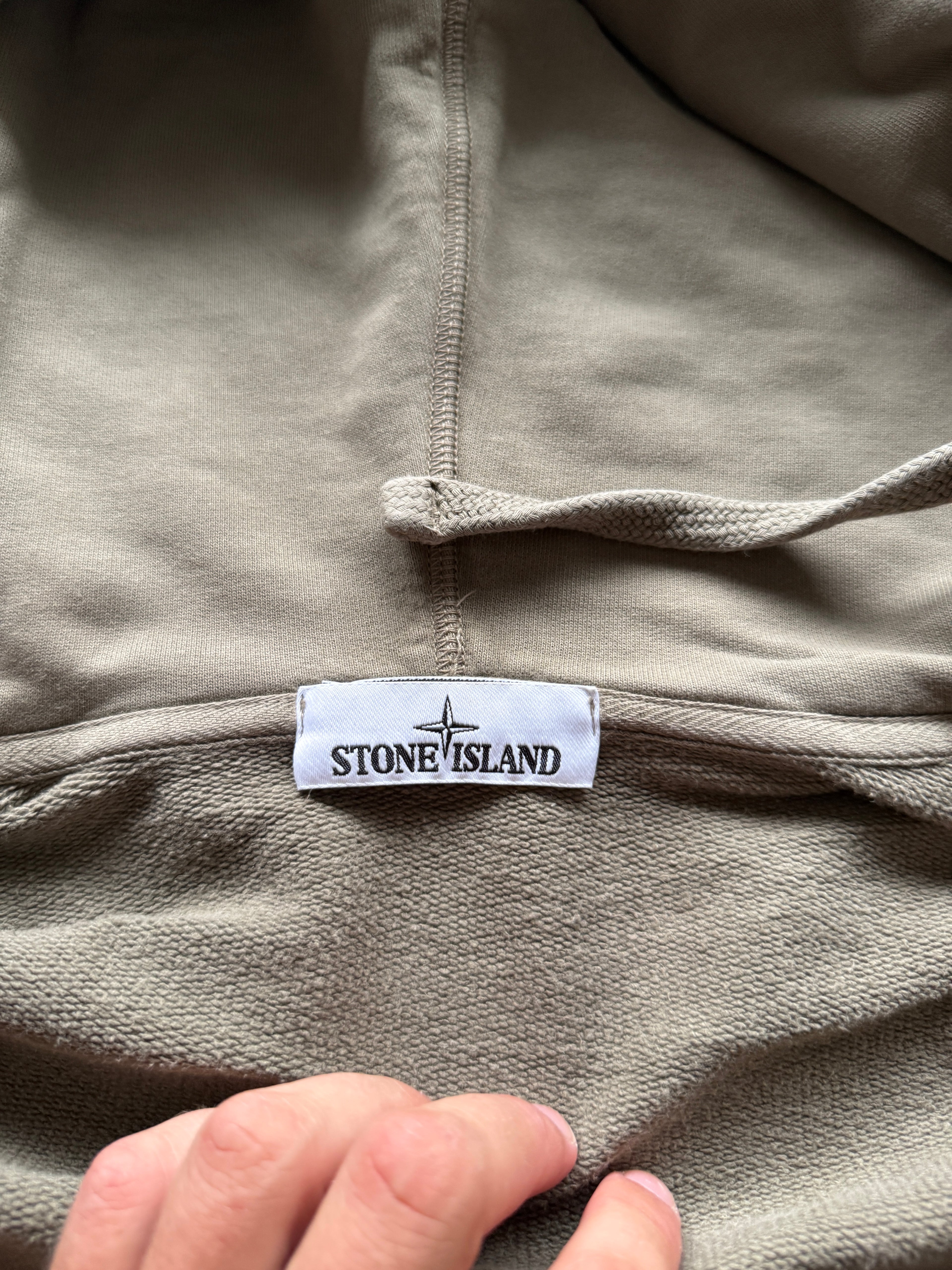 Stone Island Hoodie With Zip Kaki