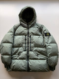 Stone Island Garment Dyed Down Jacket Green