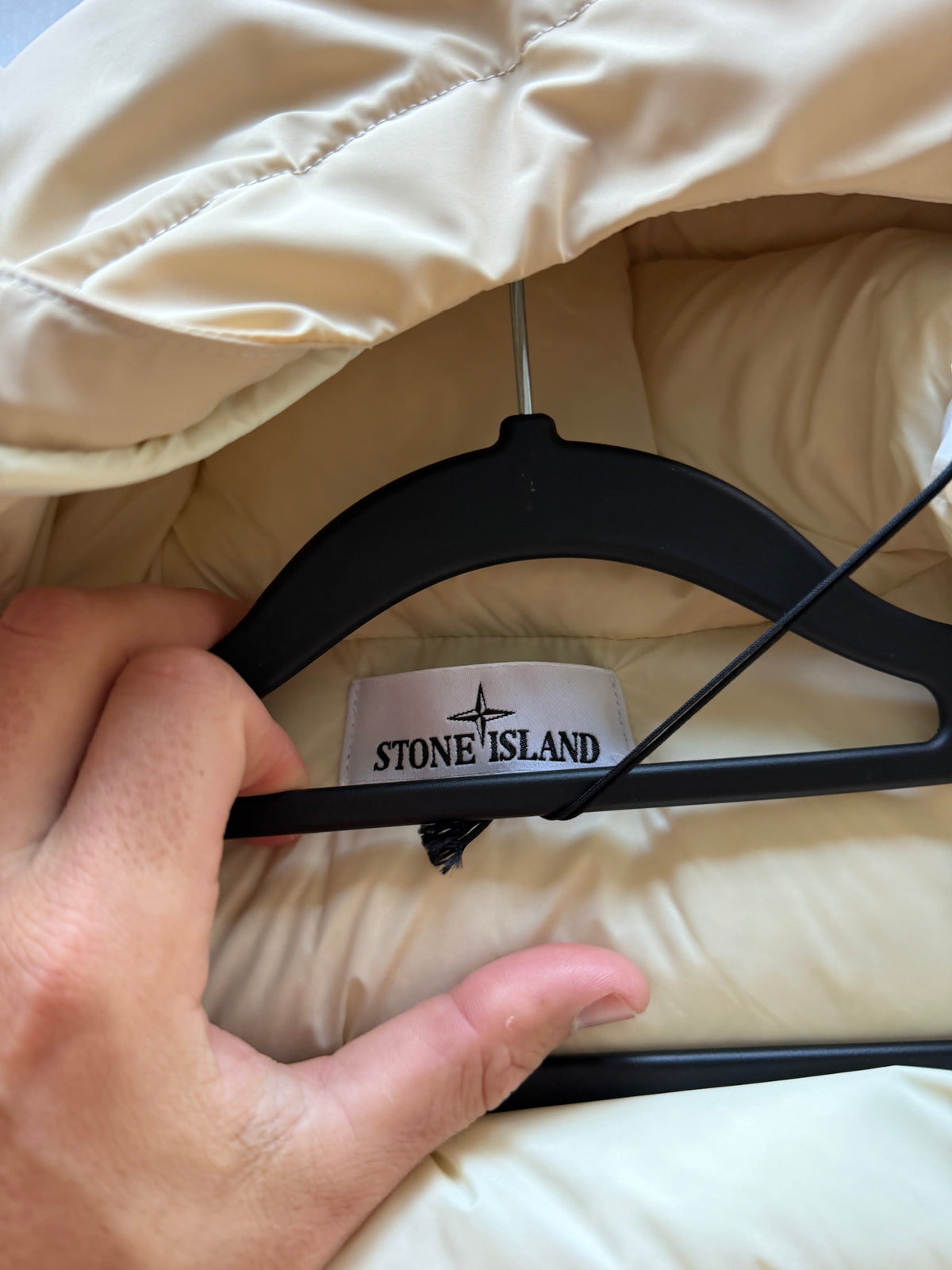 Stone Island Panno Resinato Reflective Down Marina Jacket