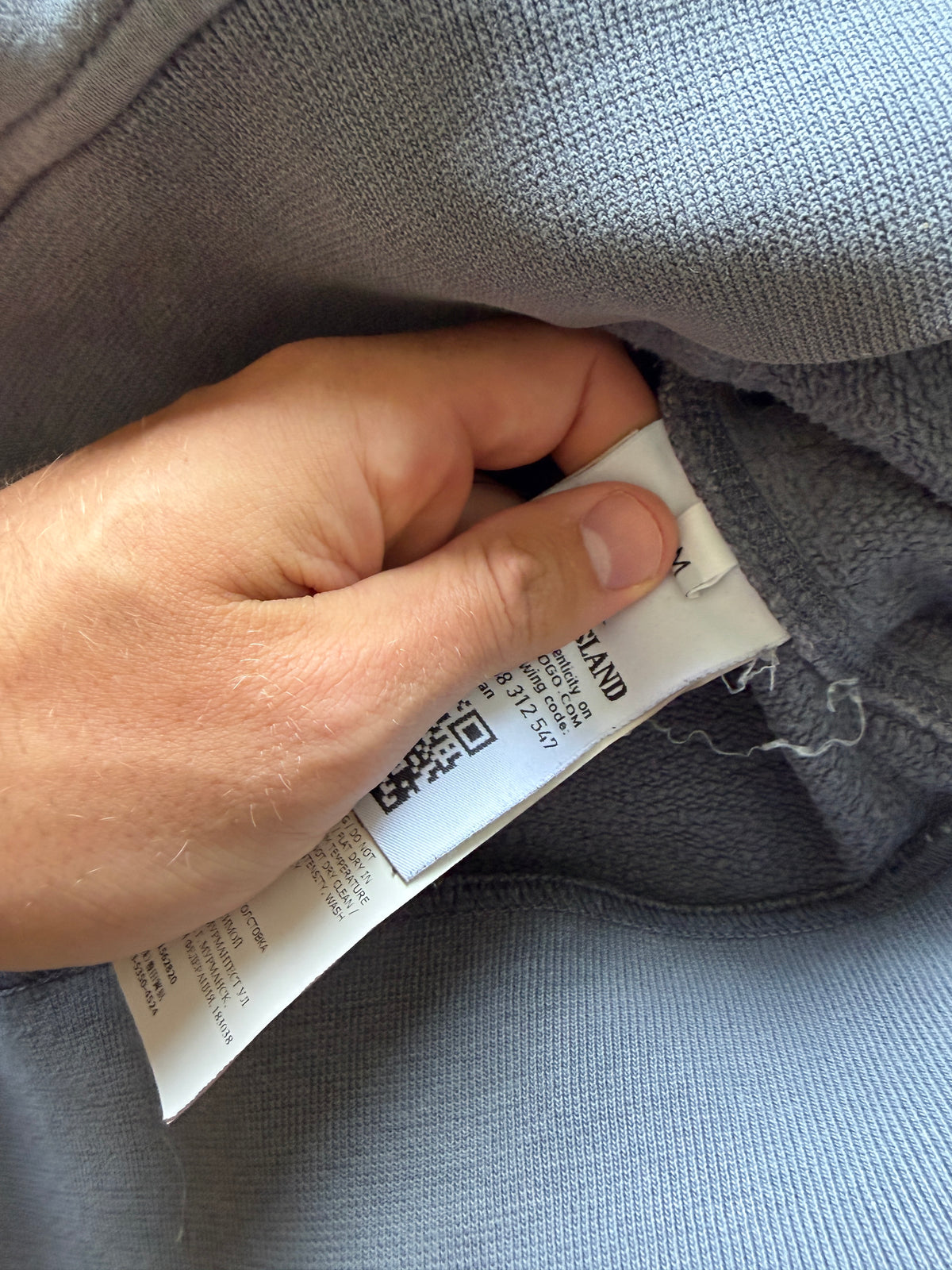 Stone Island Grey Hoodie