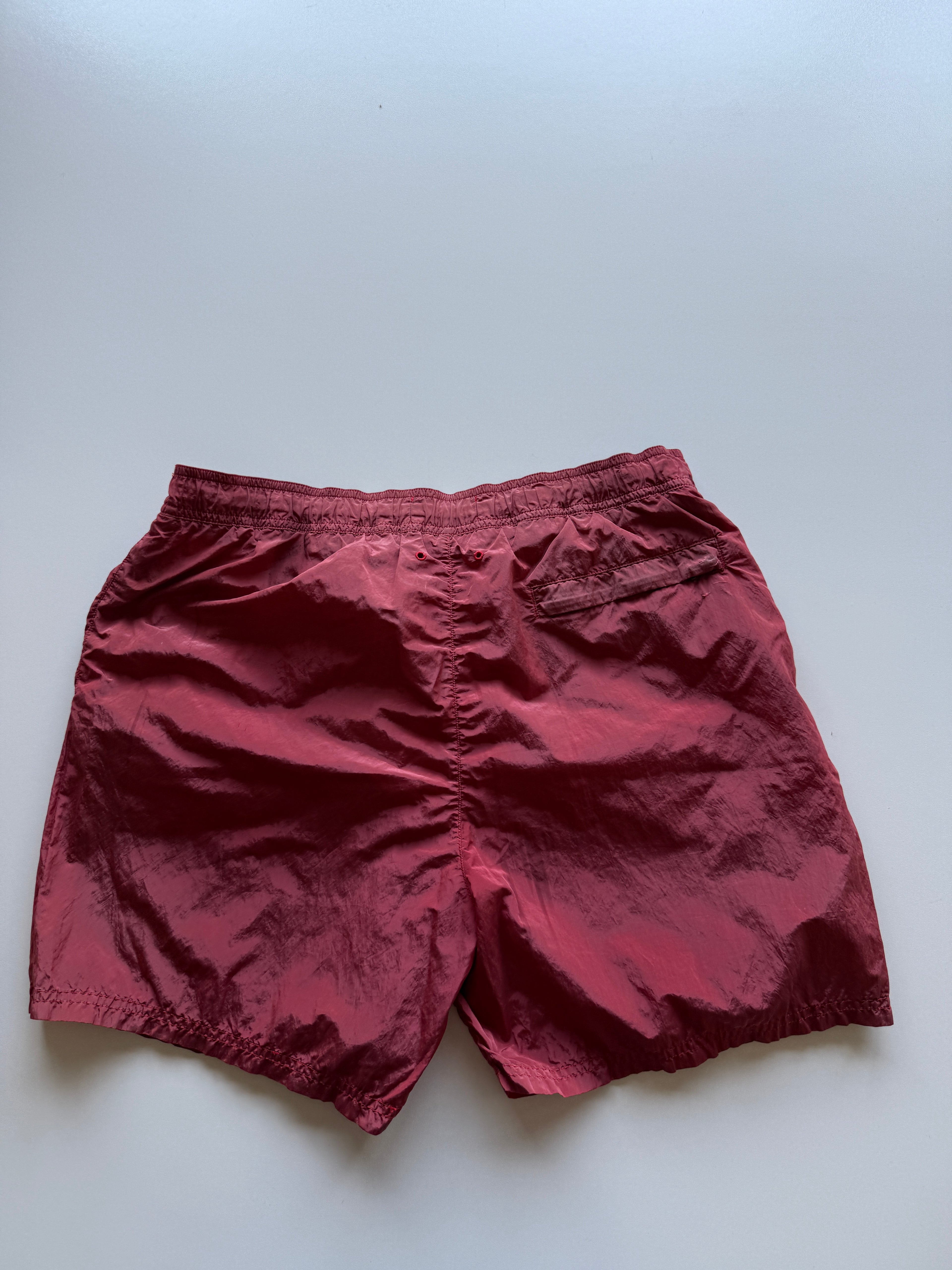 Stone Island Red Nylon Swimshort