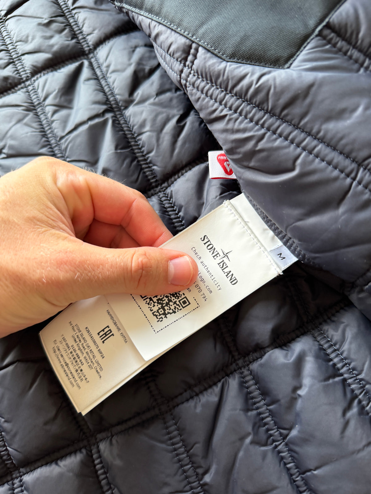 Stone Island Wool Nylon Ghost Flannel Jacket