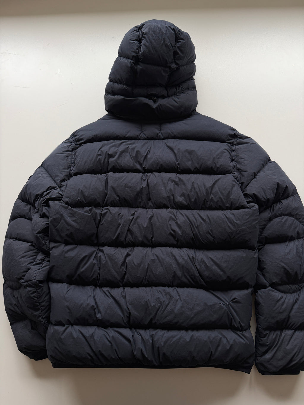 Stone Island Seamless Tunnel Nylon Down Jacket Navy