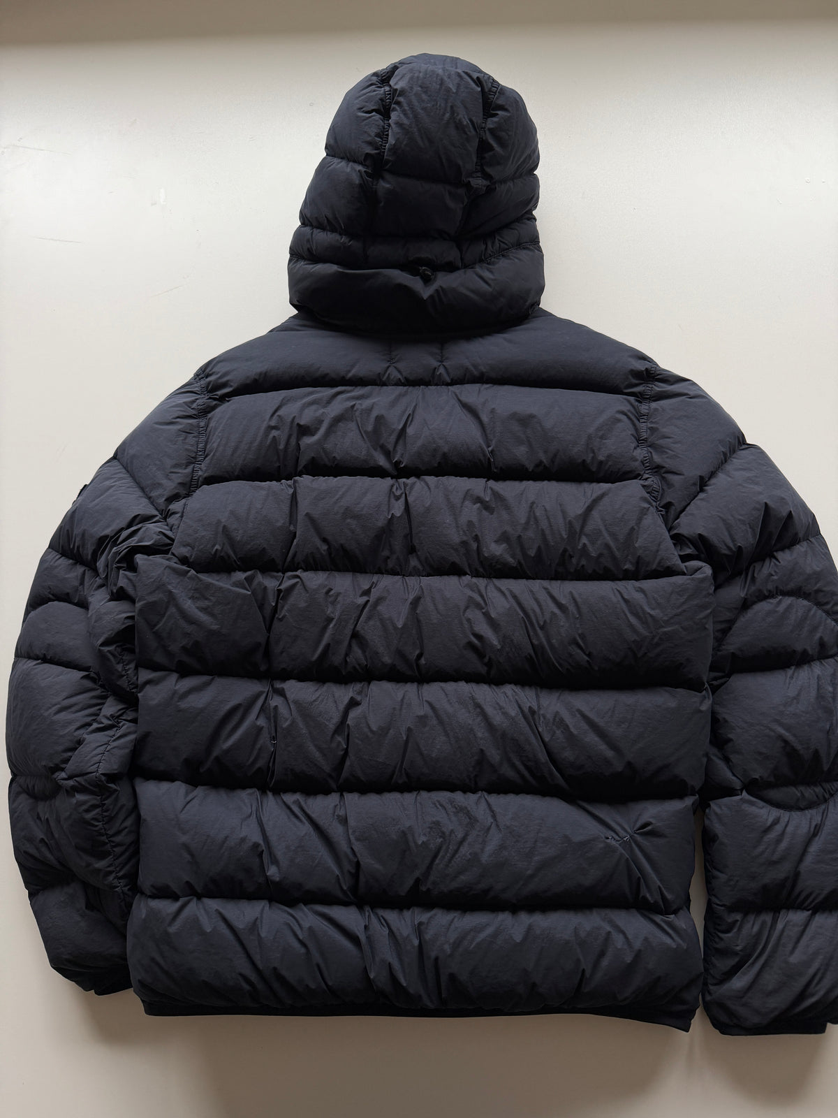 Stone Island Seamless Tunnel Nylon Down Jacket Navy