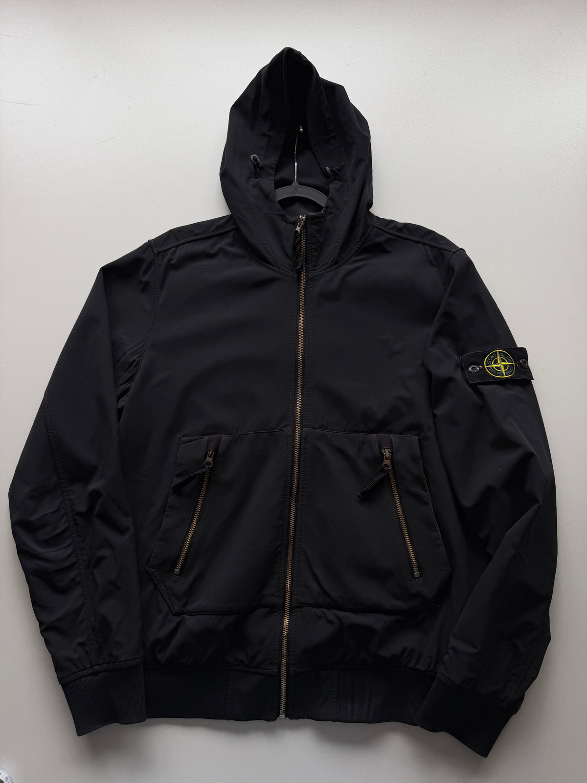 Stone Island Soft Shell Jacket Navy