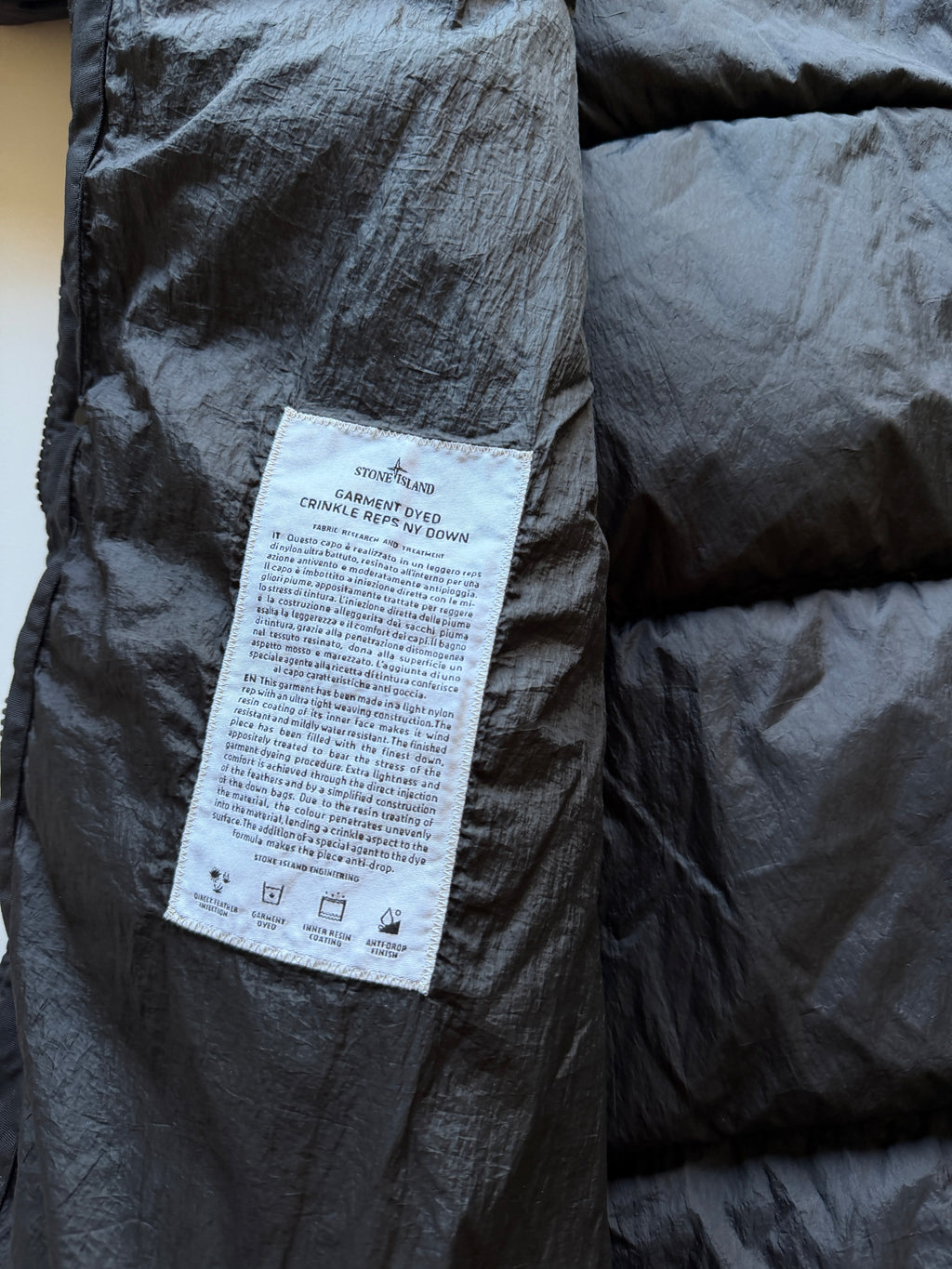 Stone Island Garment Dyed Down Parka Jacket