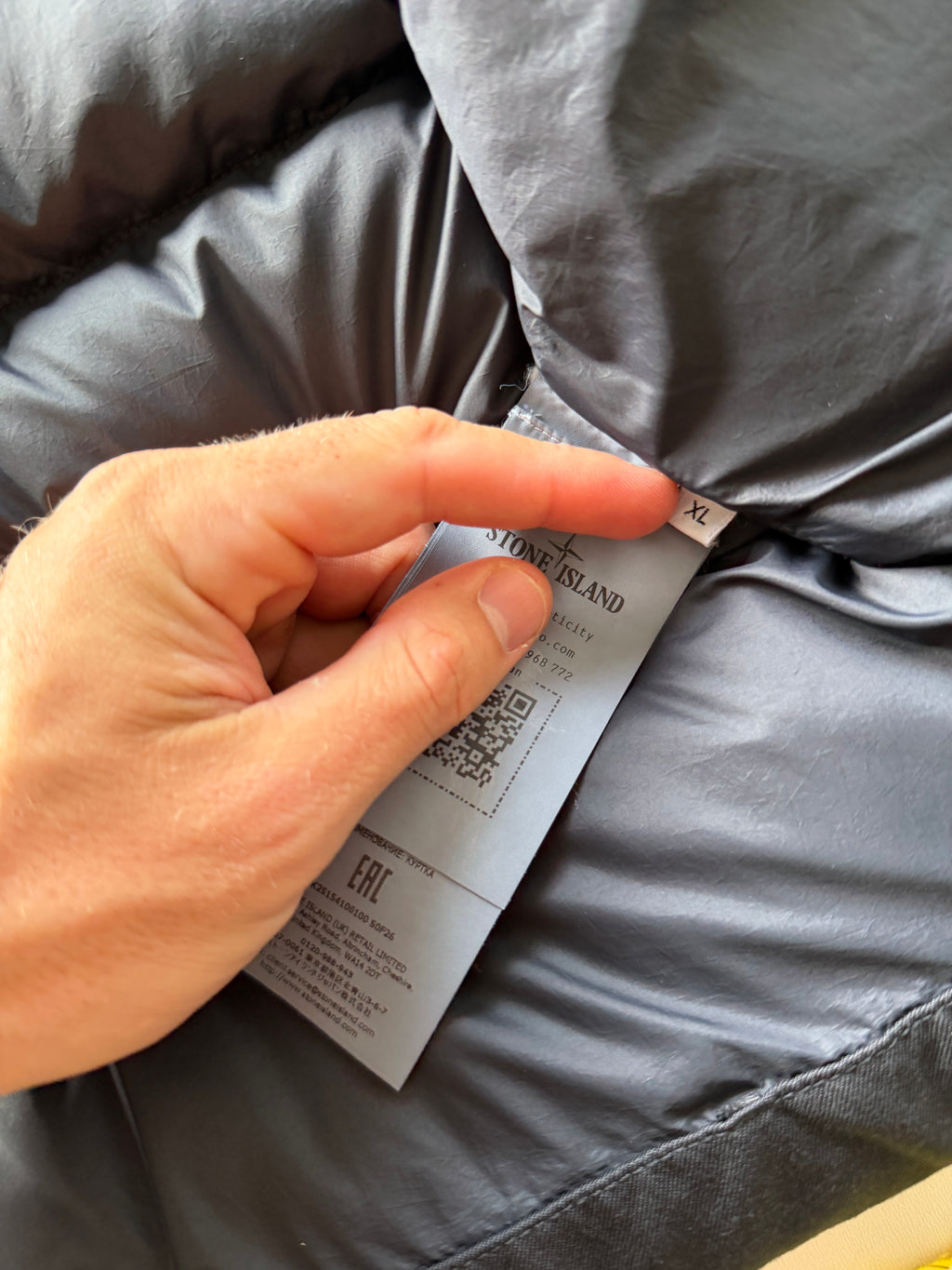 Stone Island Twill Wool Ghost Piece Jacket
