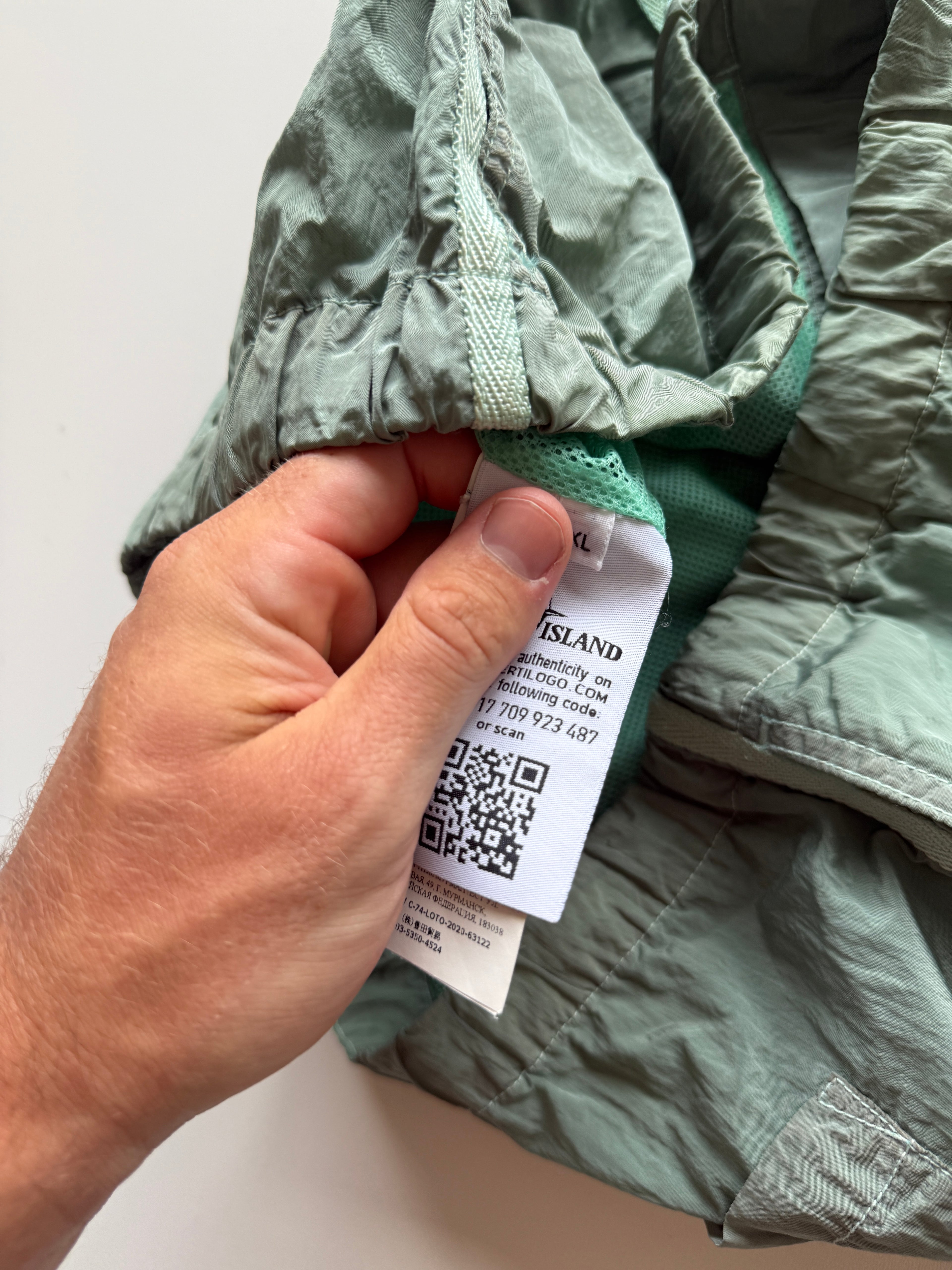 Stone Island Nylon Swimshort Green