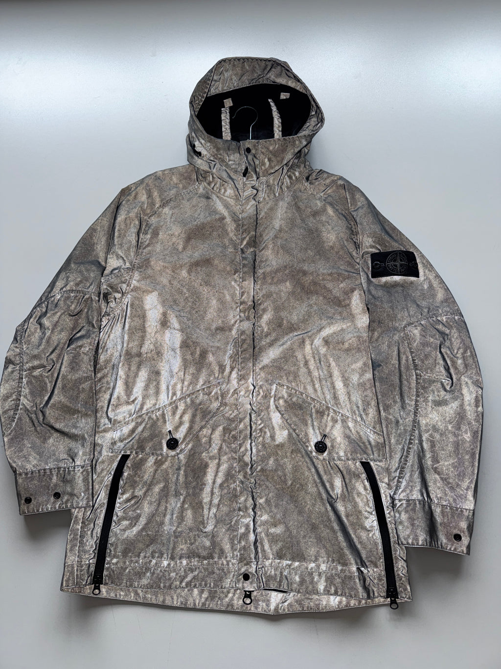 Stone Island Dust Colour Plated Reflective Jacket