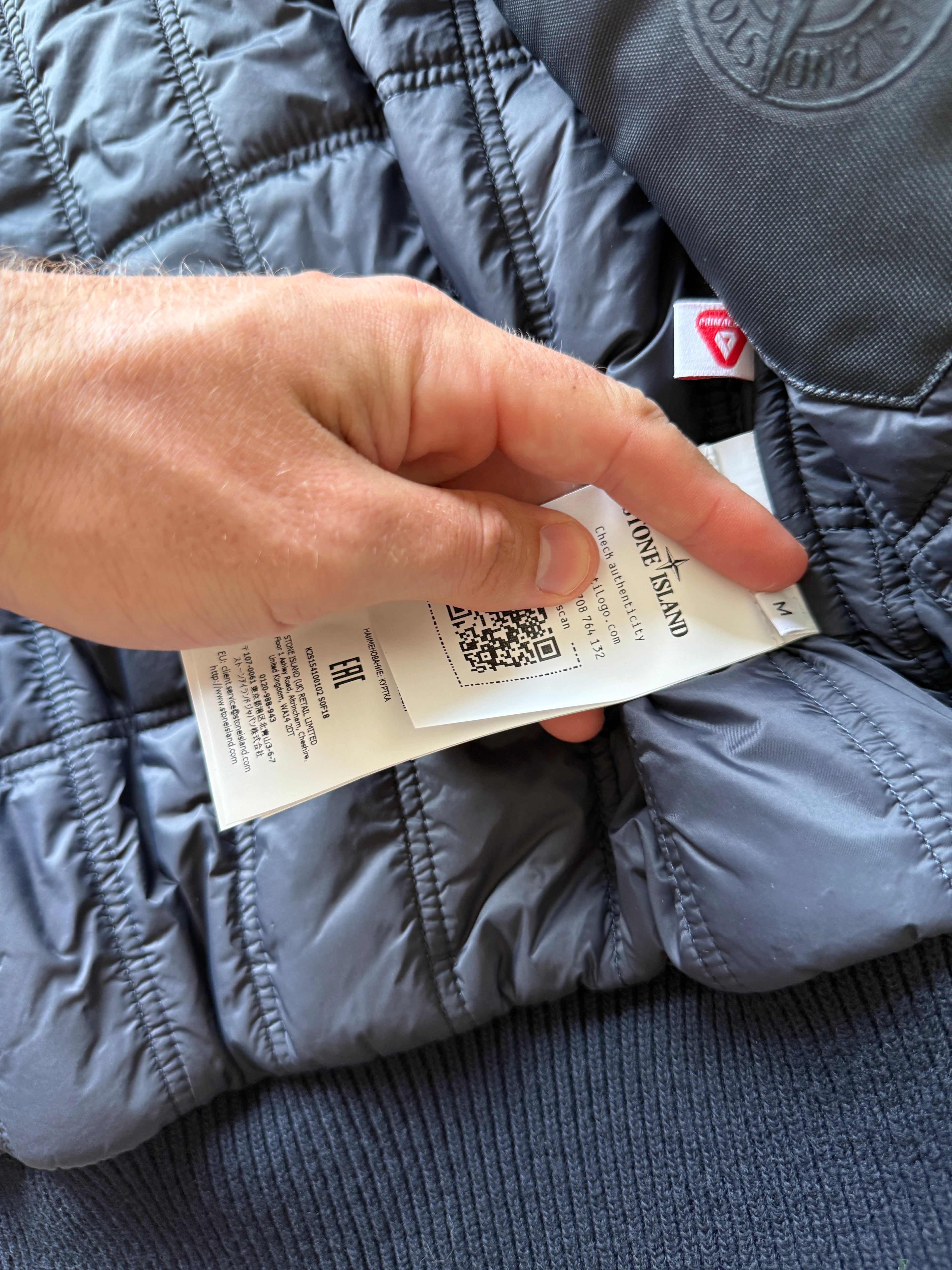 Stone Island Flannel Ghost Piece Jacket