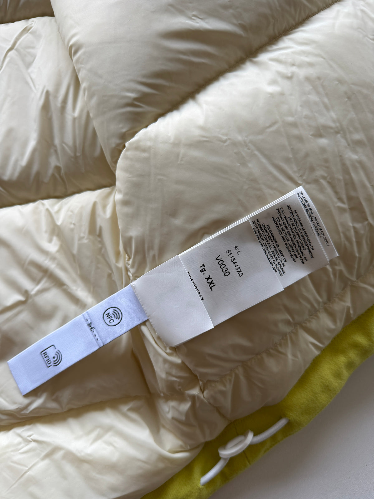 Stone Island Panno Resinato Reflective Down Marina Jacket