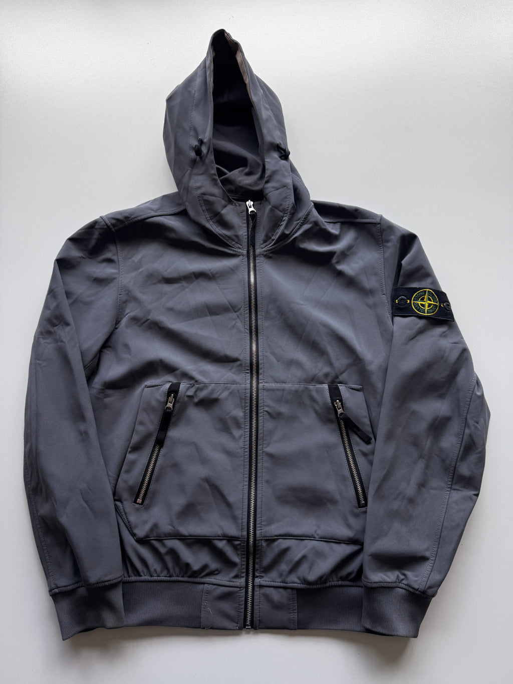 Stone Island Soft Shell Jacket Grey