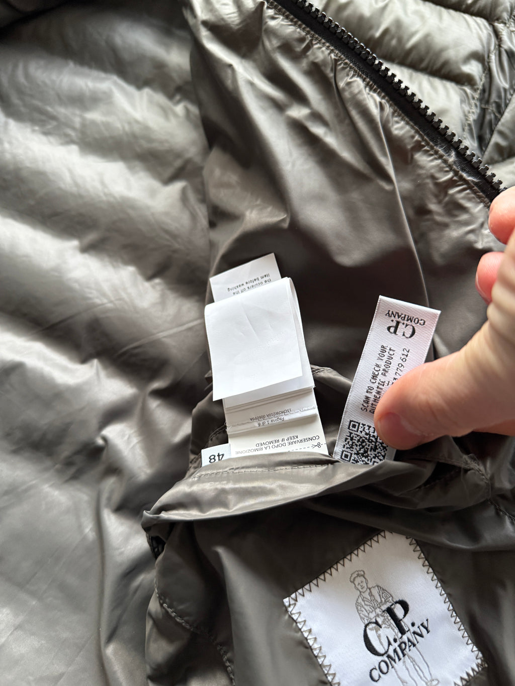 CP company D D shell down jacket