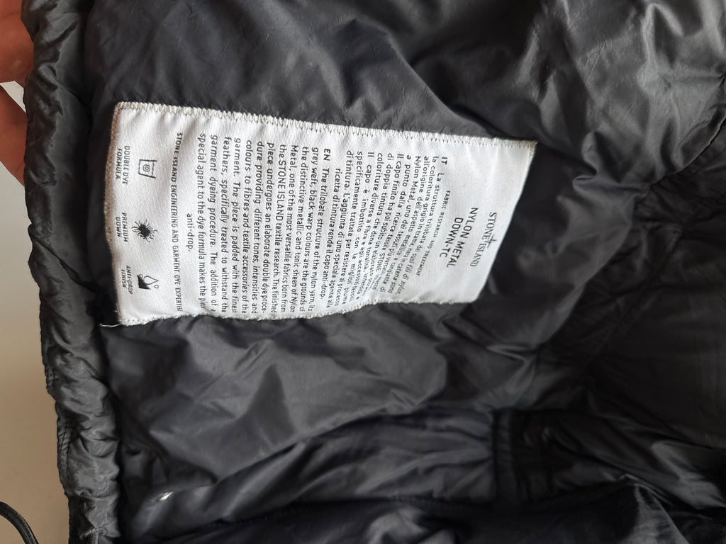 Stone Island Nylon Metal Down Jacket Black