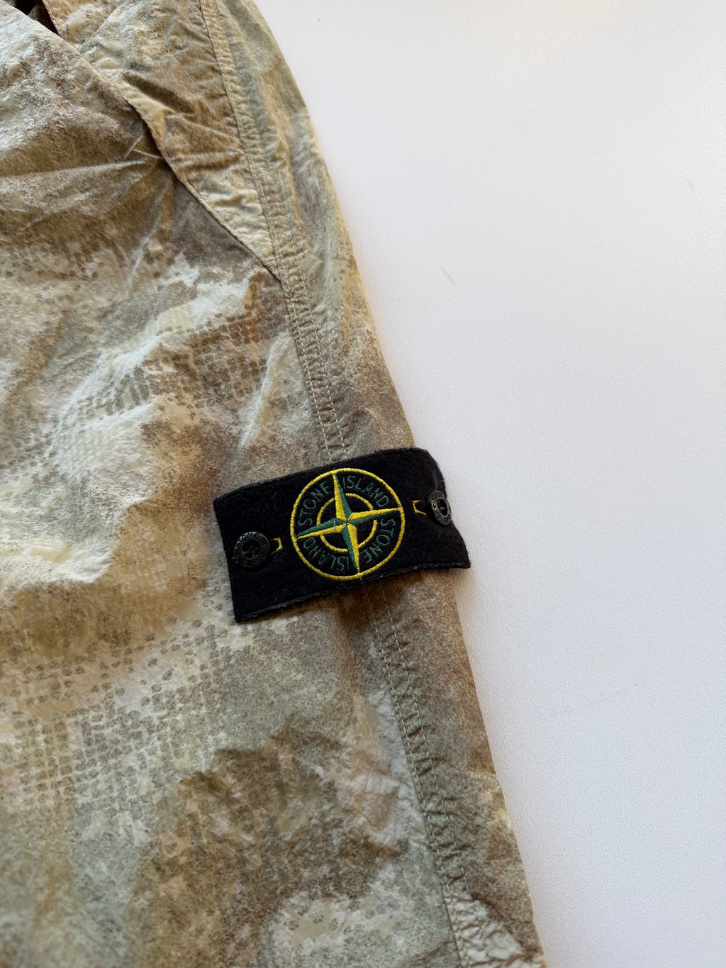 Stone Island Dissolving Grid Camo Cargo Trousers