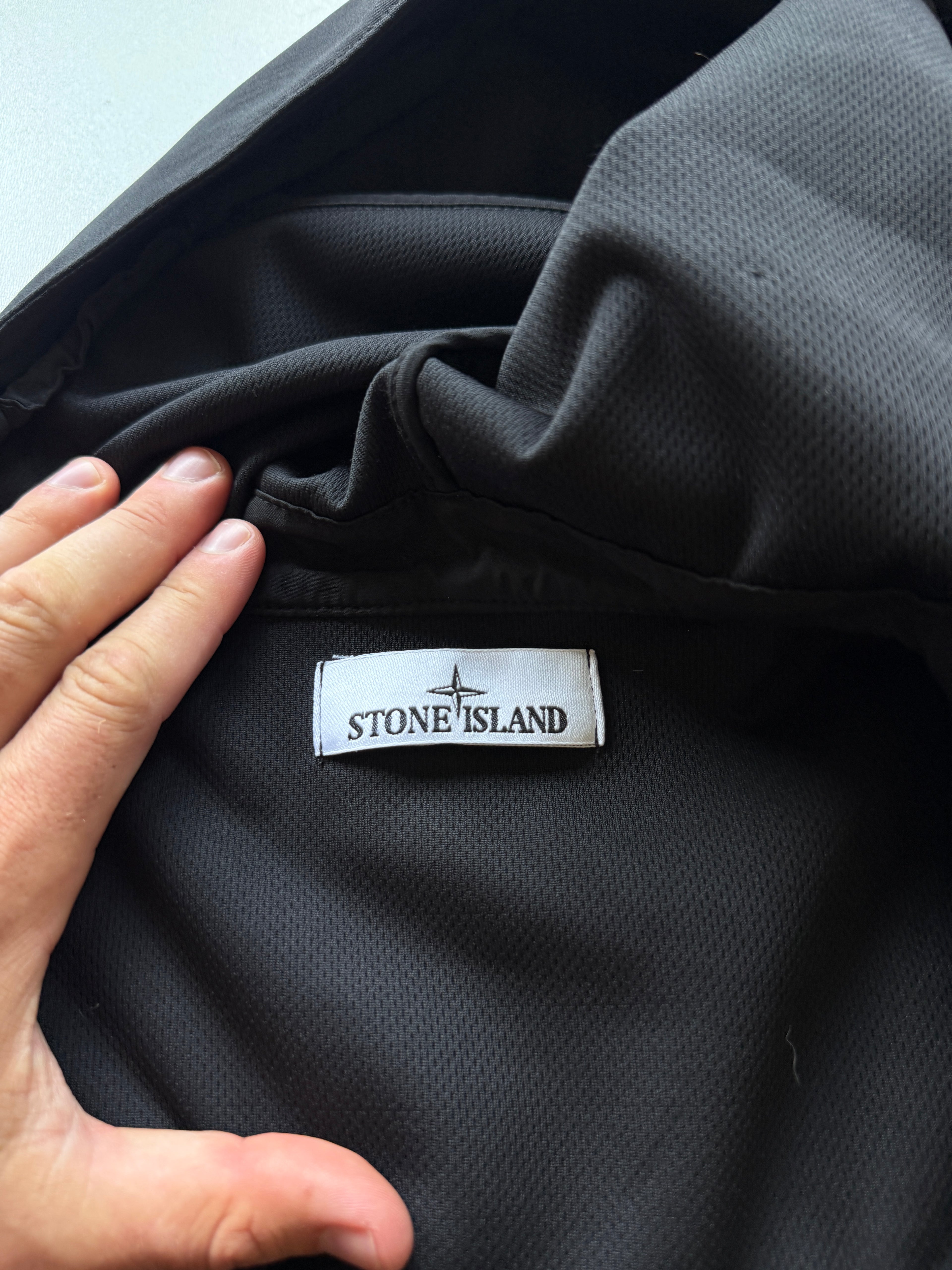 Stone Island Soft Shell Jacket Black