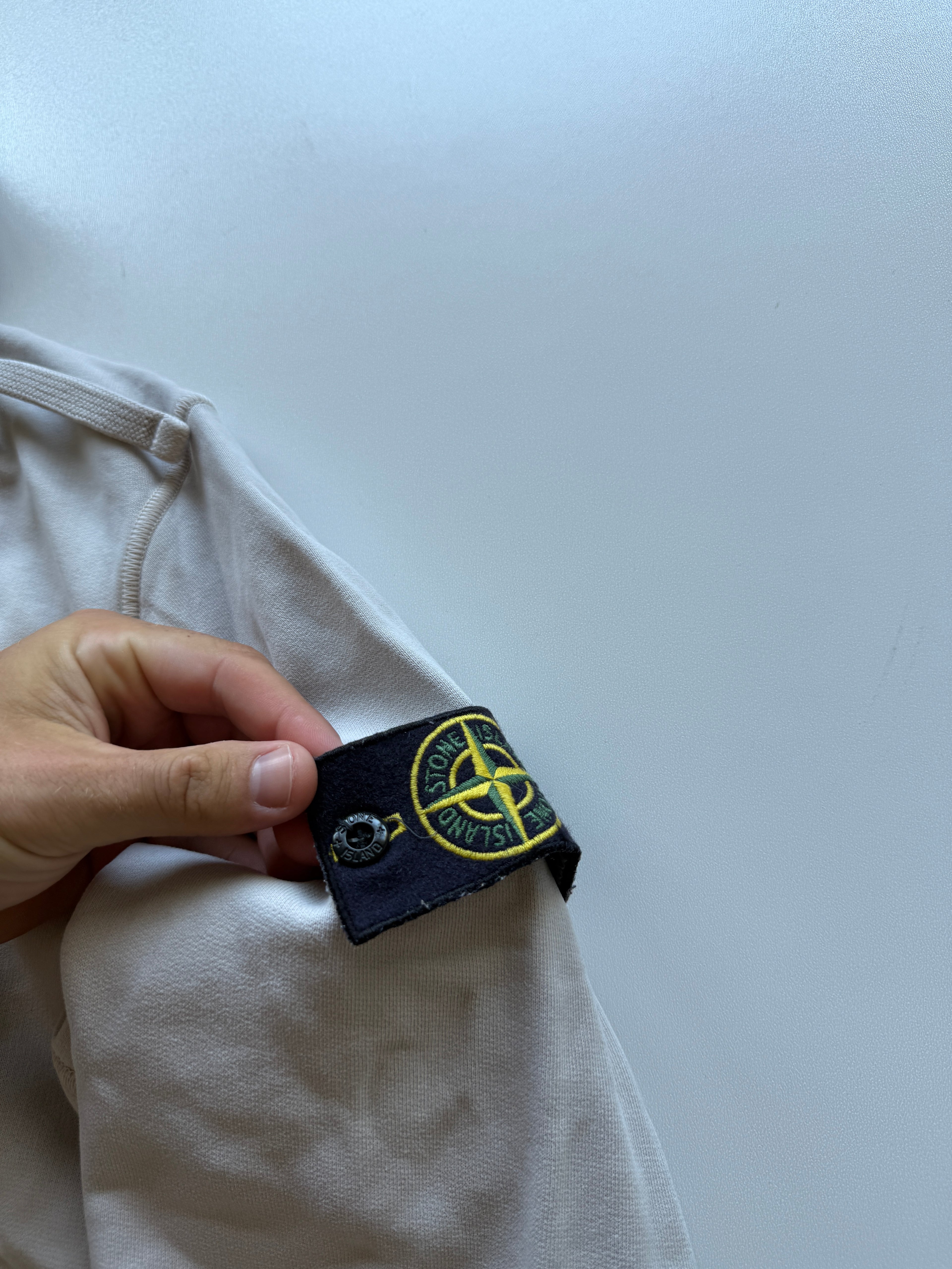 Stone Island Beige Hoodie