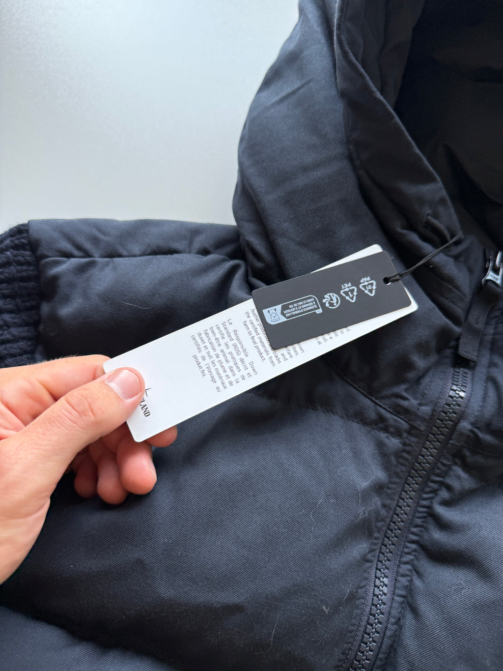 Stone Island Twill Wool Knit Ghost Piece Jacket