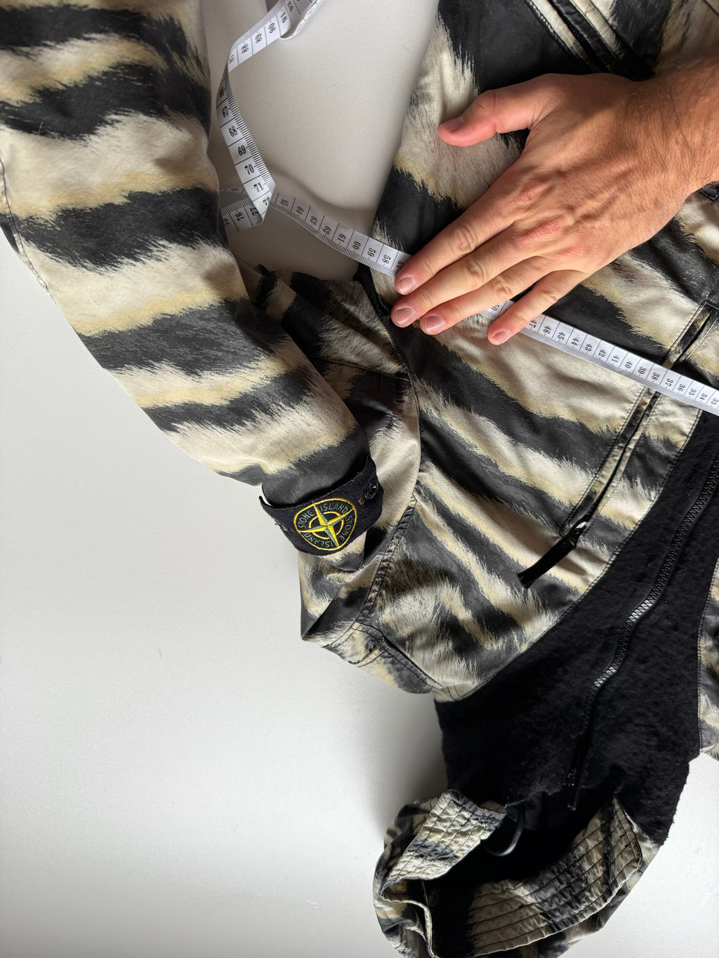 Stone Island White Tiger Camouflage Primaloft Jacket