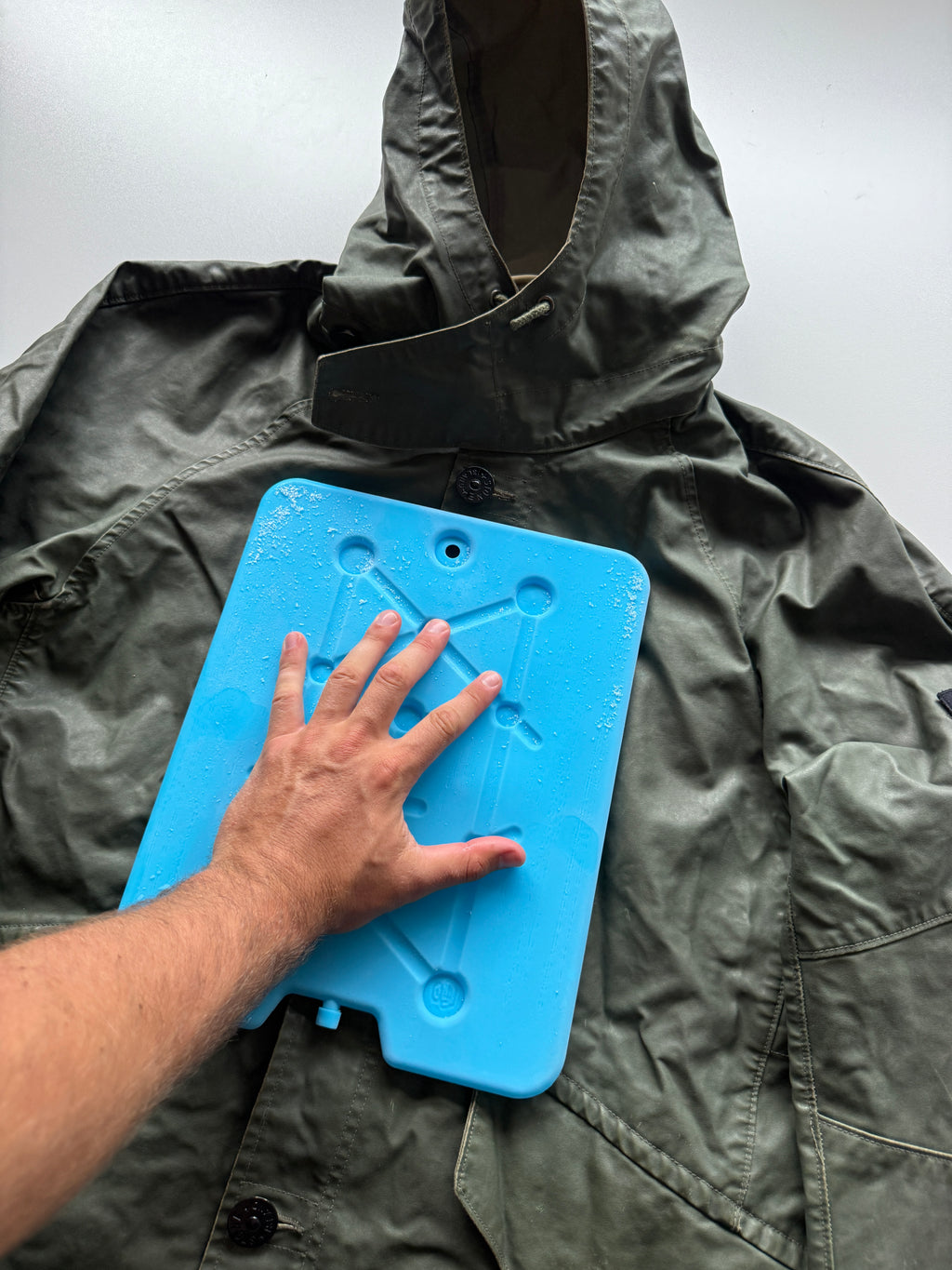 Stone Island 2009 Waxed Ice Jacket