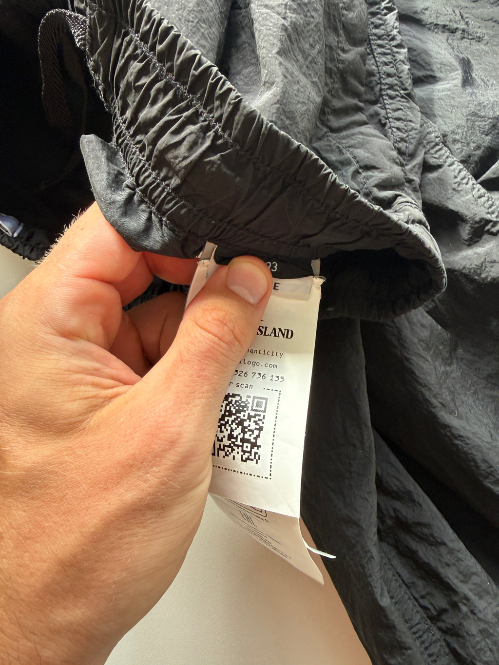 Stone Island Nylon Pants Black