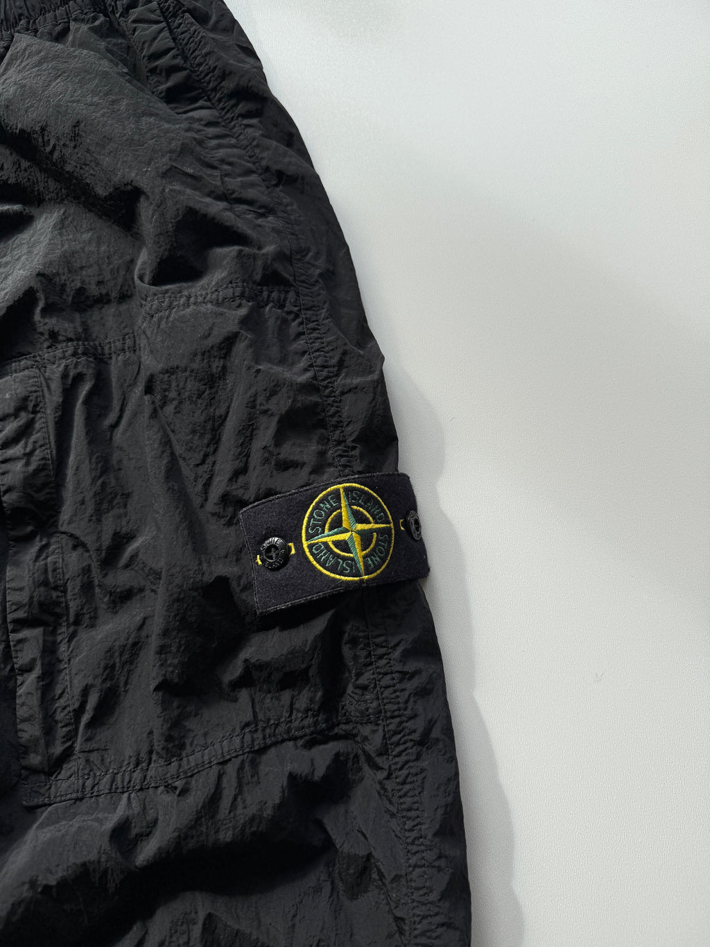Stone Island Nylon Pants Black