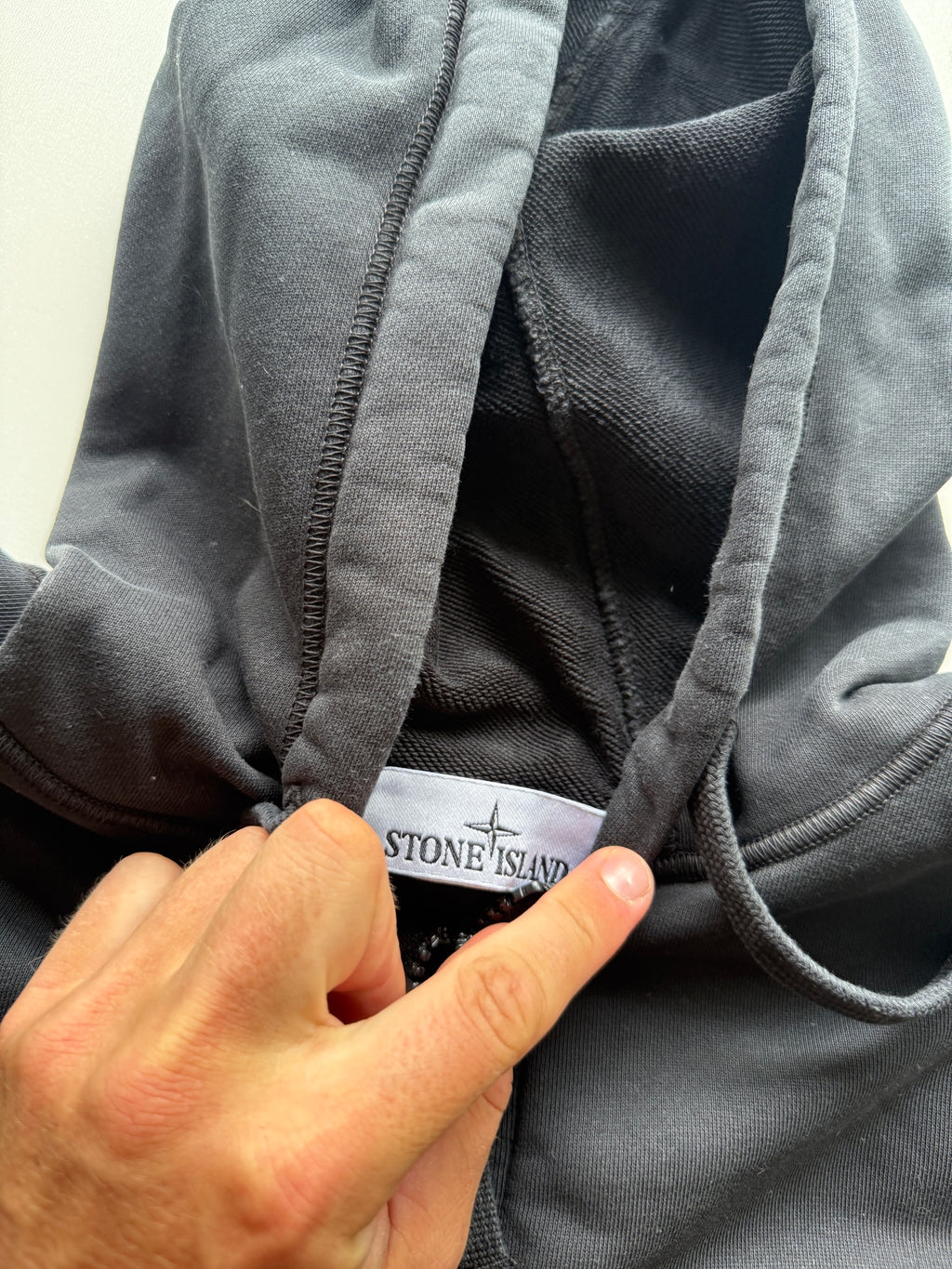 Stone island Hoodie With zip Black