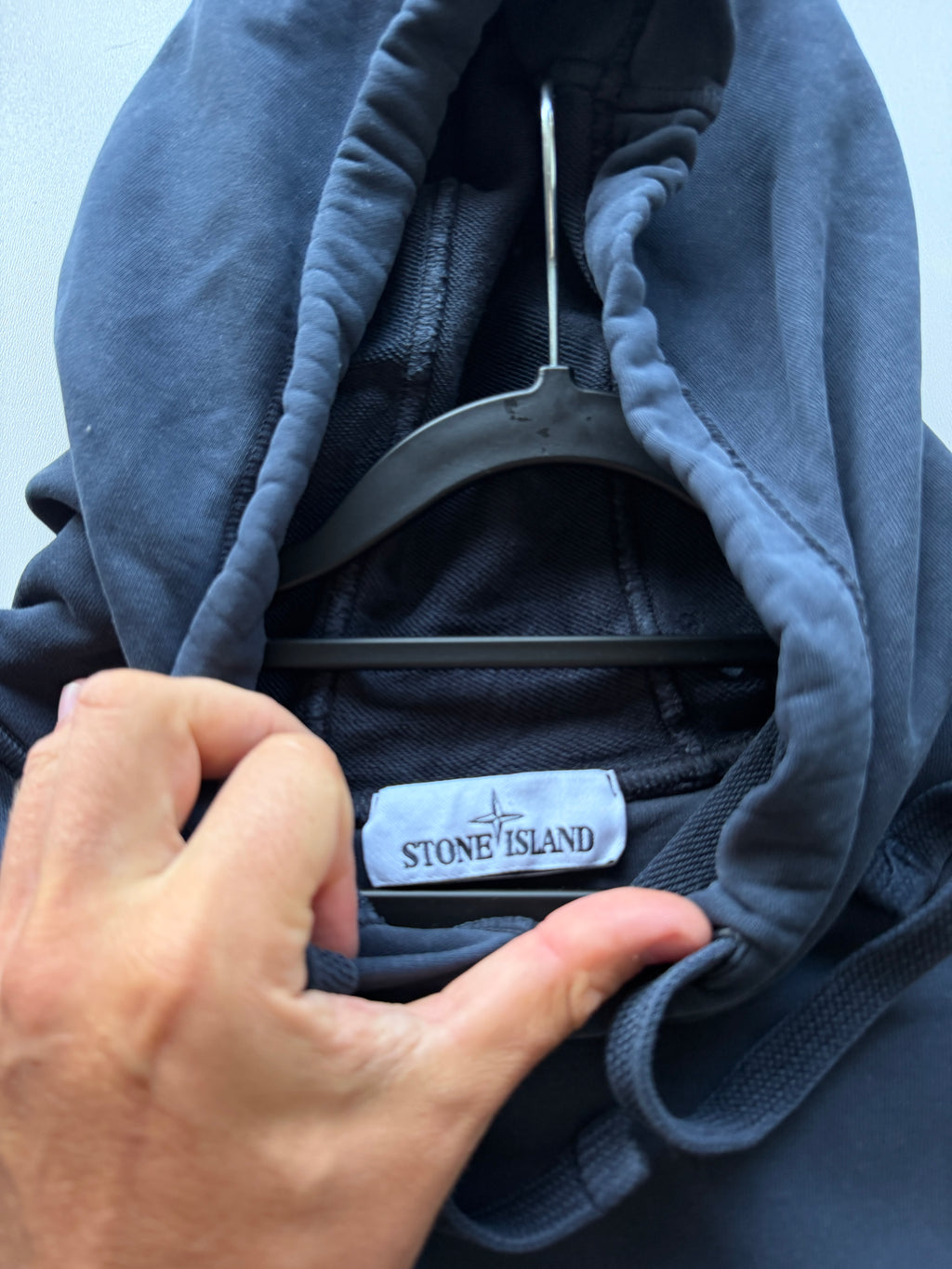 Stone Island Blue Hoodie