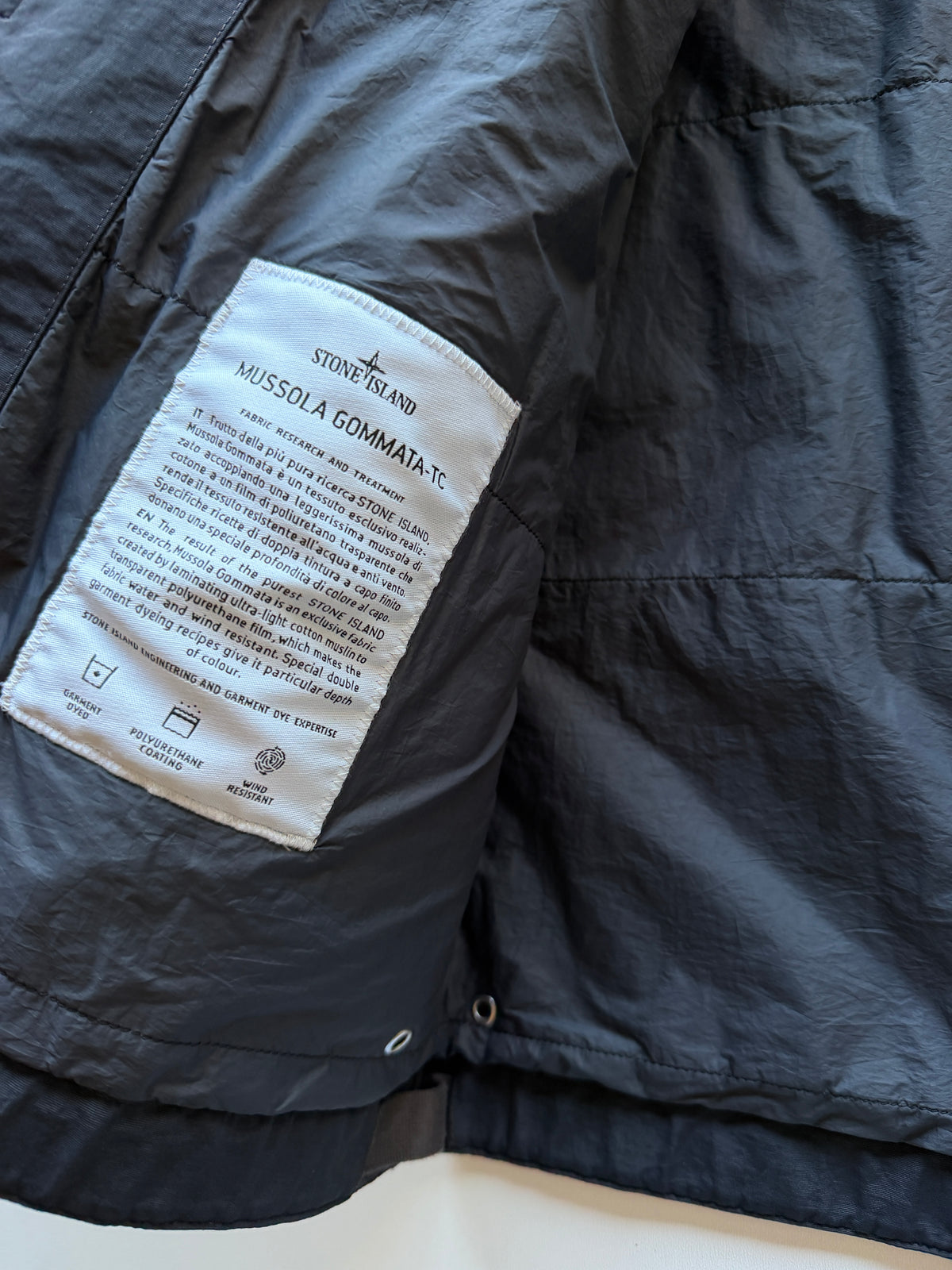 Stone Island Mussola Gommata Tc Jacket