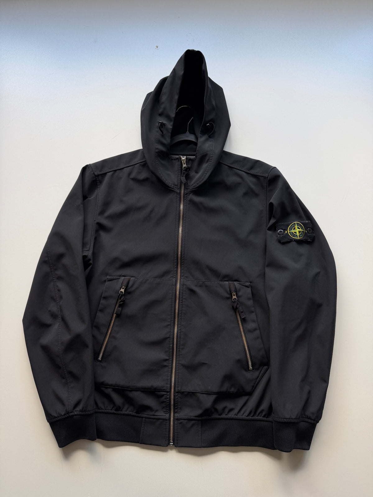 Stone Island Soft Shell Jacket Black