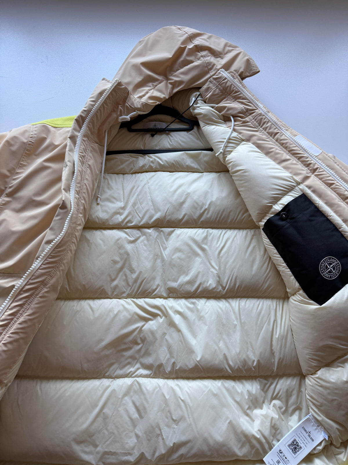 Stone Island Panno Resinato Reflective Down Marina Jacket