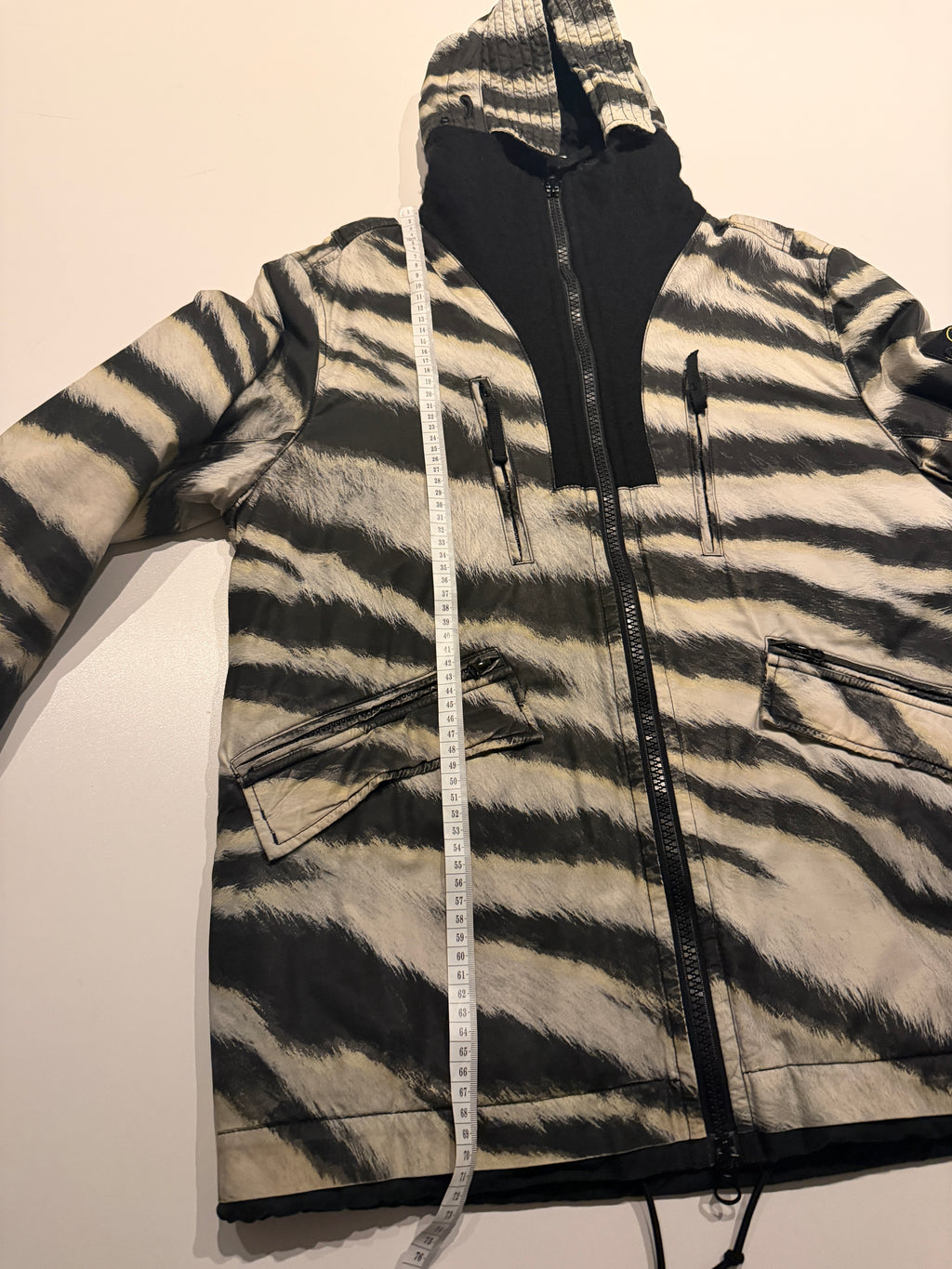 Stone island white tiger camo primaloft jacket