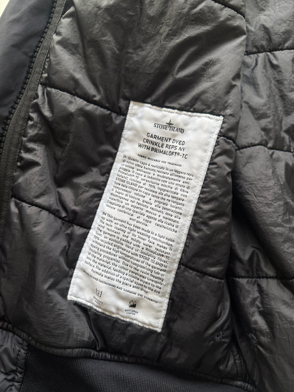 Stone Island Garment Dyed Primaloft Jacket