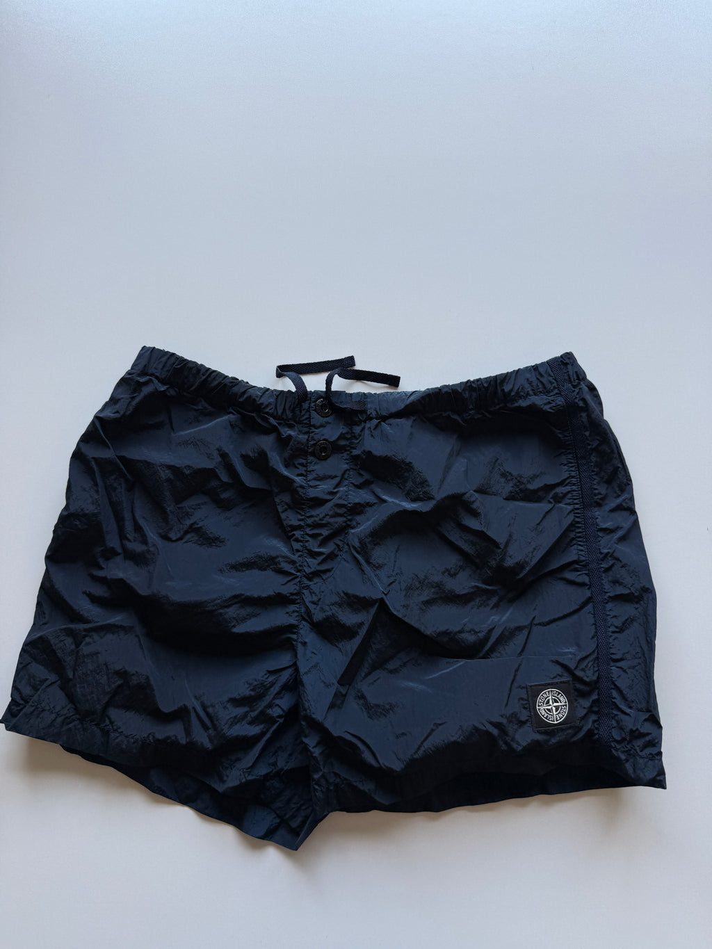 Stone Island Navy Nylon Swimshort