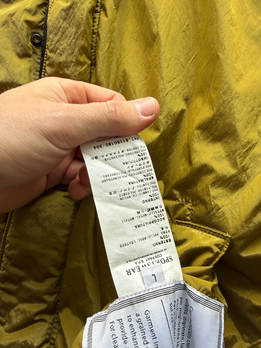 Stone Island Reversible Cast Metal Jacket