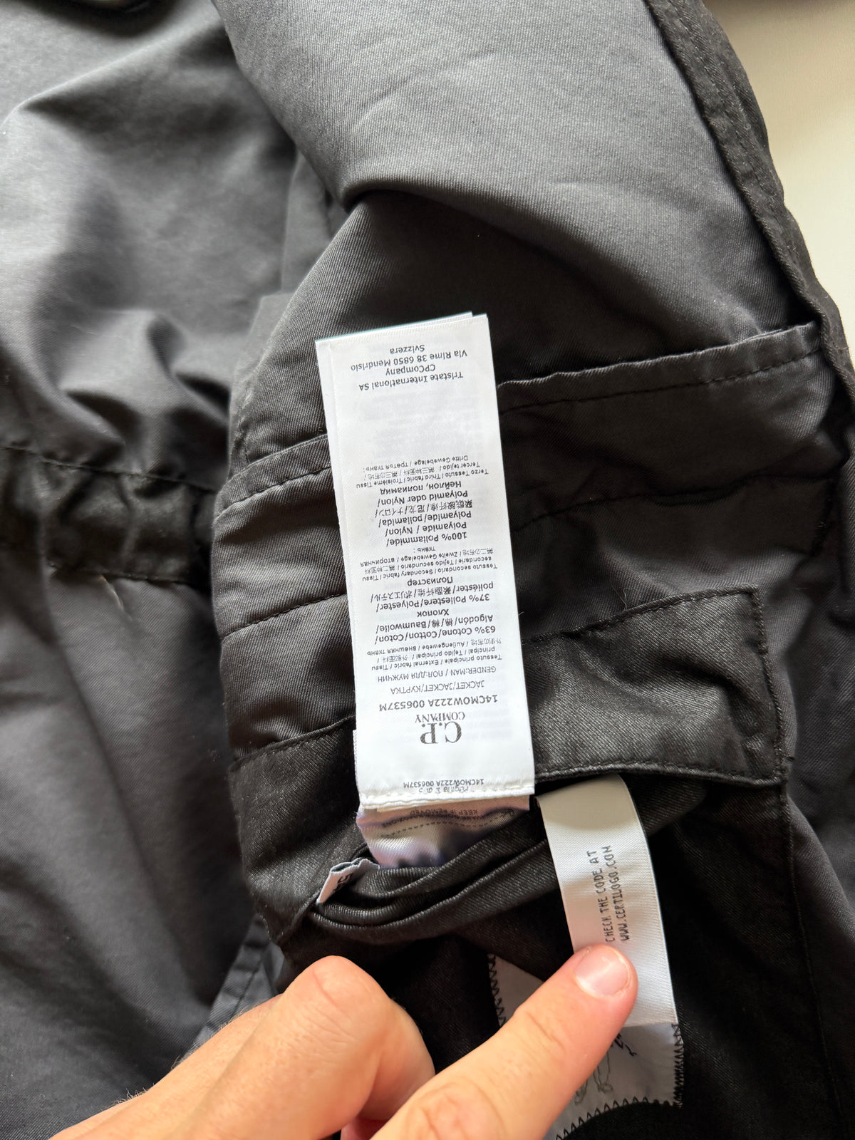 CP Company 50 Fili Garment Dyed Jacket