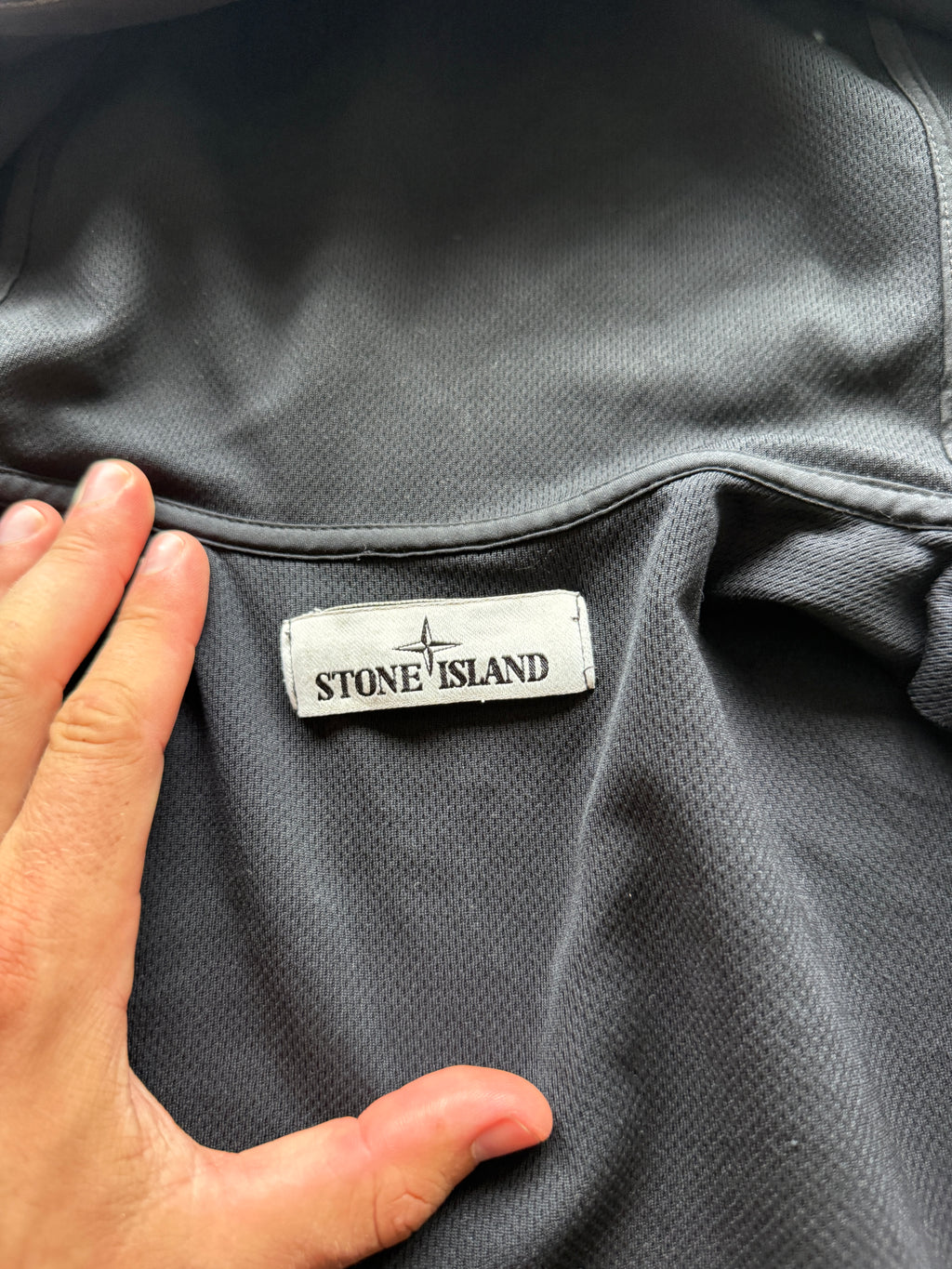 Stone Island Soft Shell Jacket Navy