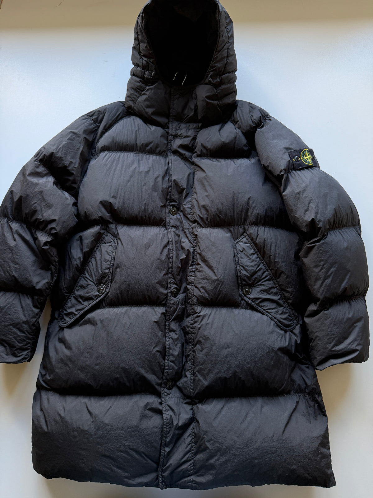 Stone Island Garment Dyed Down Parka Jacket