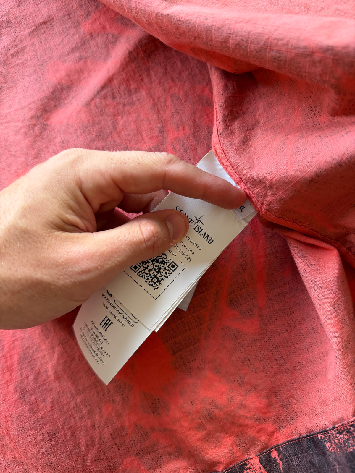 Stone Island Scan Camo Ripstop OVD Jacket