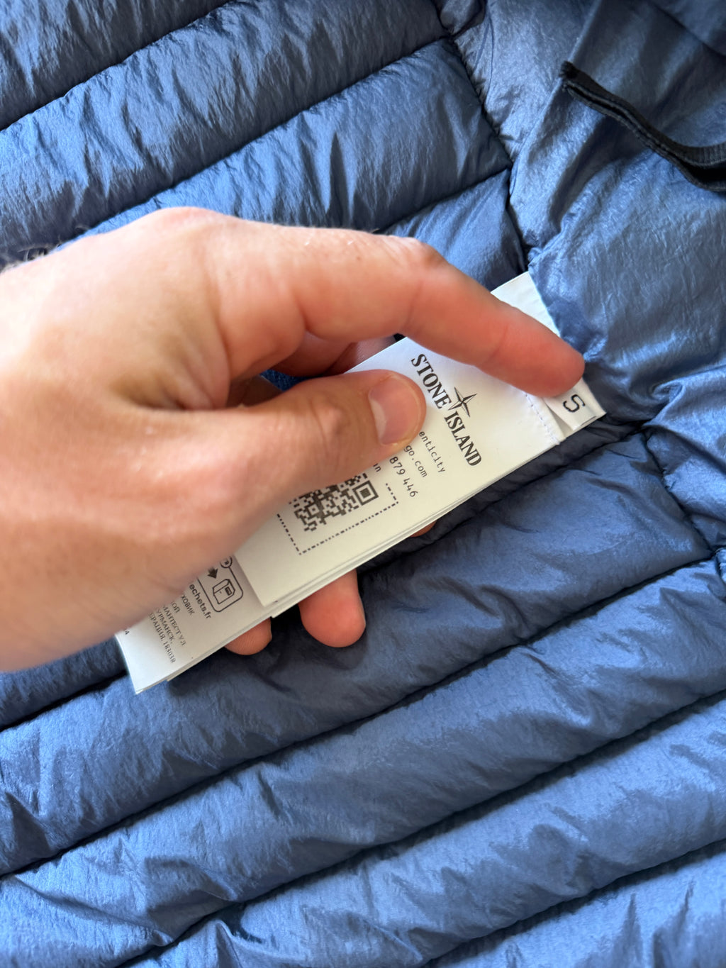 Stone Island Loom Woven Nylon Down Jacket