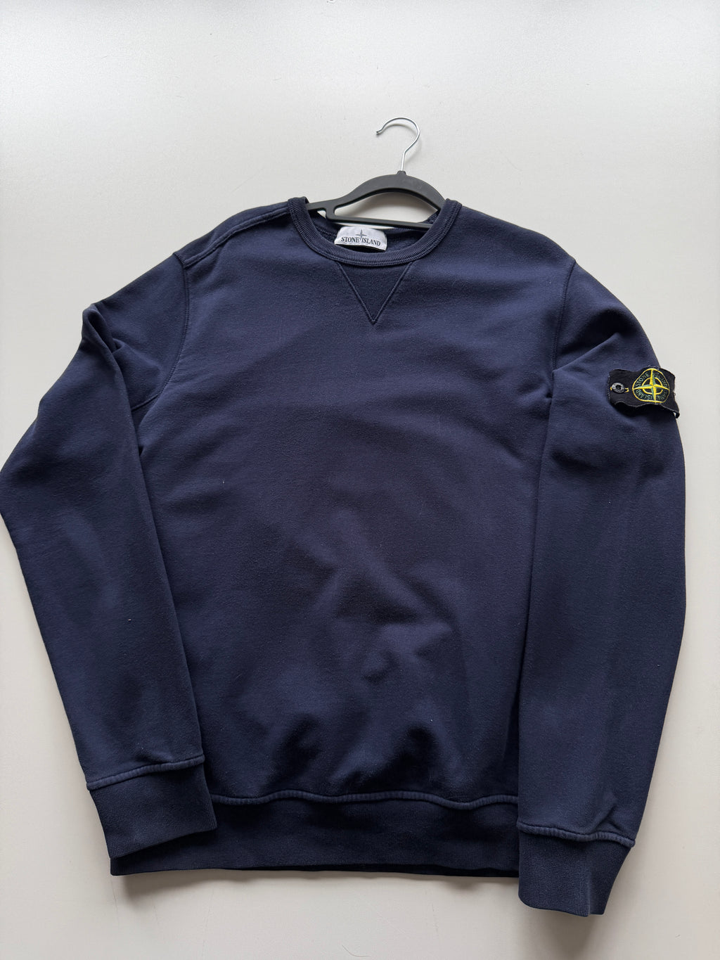 Stone Island Navy Crewneck Sweater