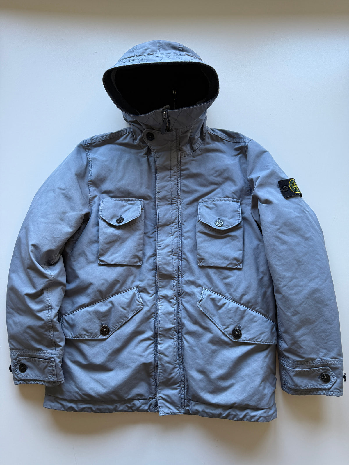 Stone Island David-Tc Down Jacket Grey
