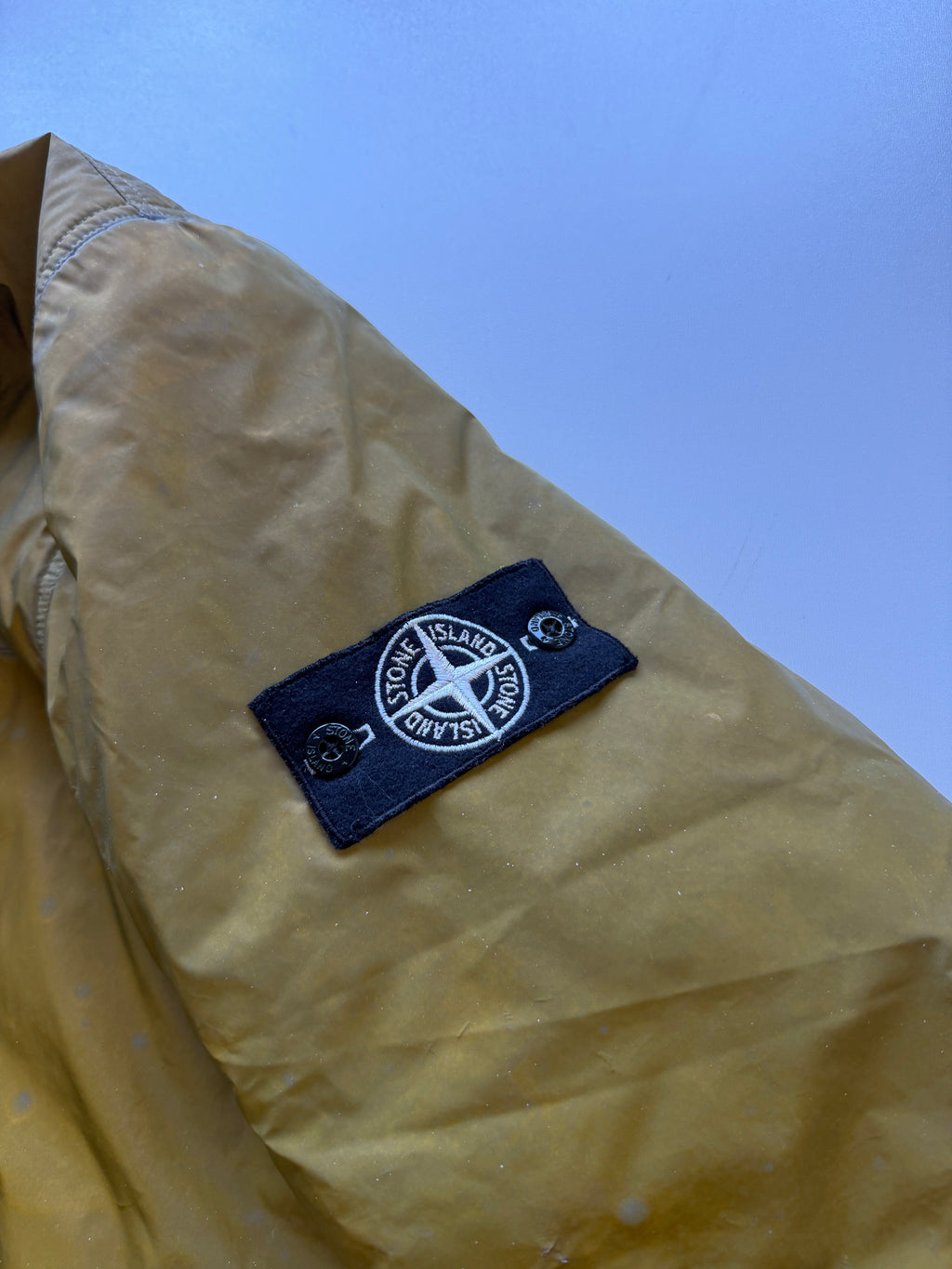 Stone Island Liquid Reflective Jacket Yellow