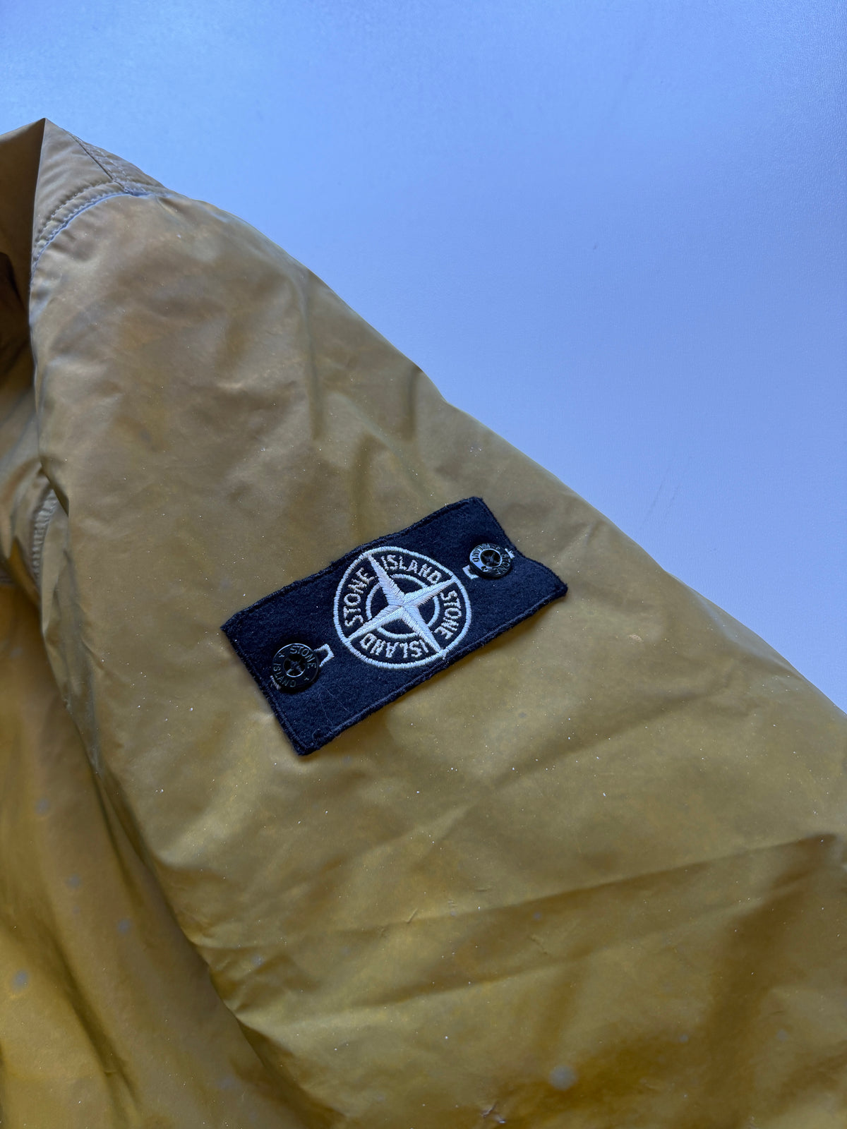 Stone Island Liquid Reflective Jacket Yellow