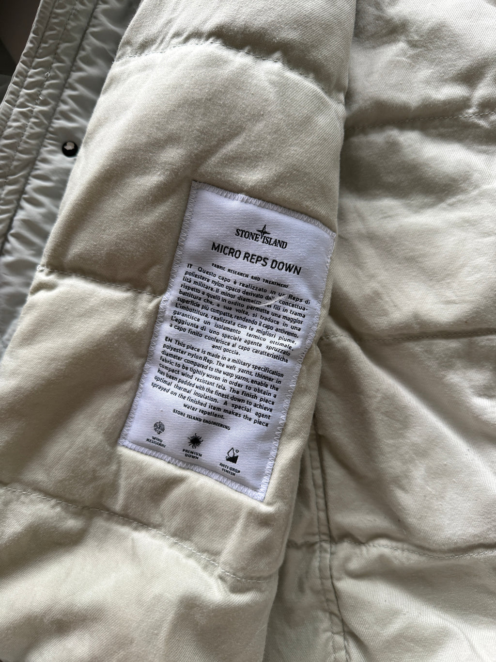 Stone Island Micro Reps Down Jacket