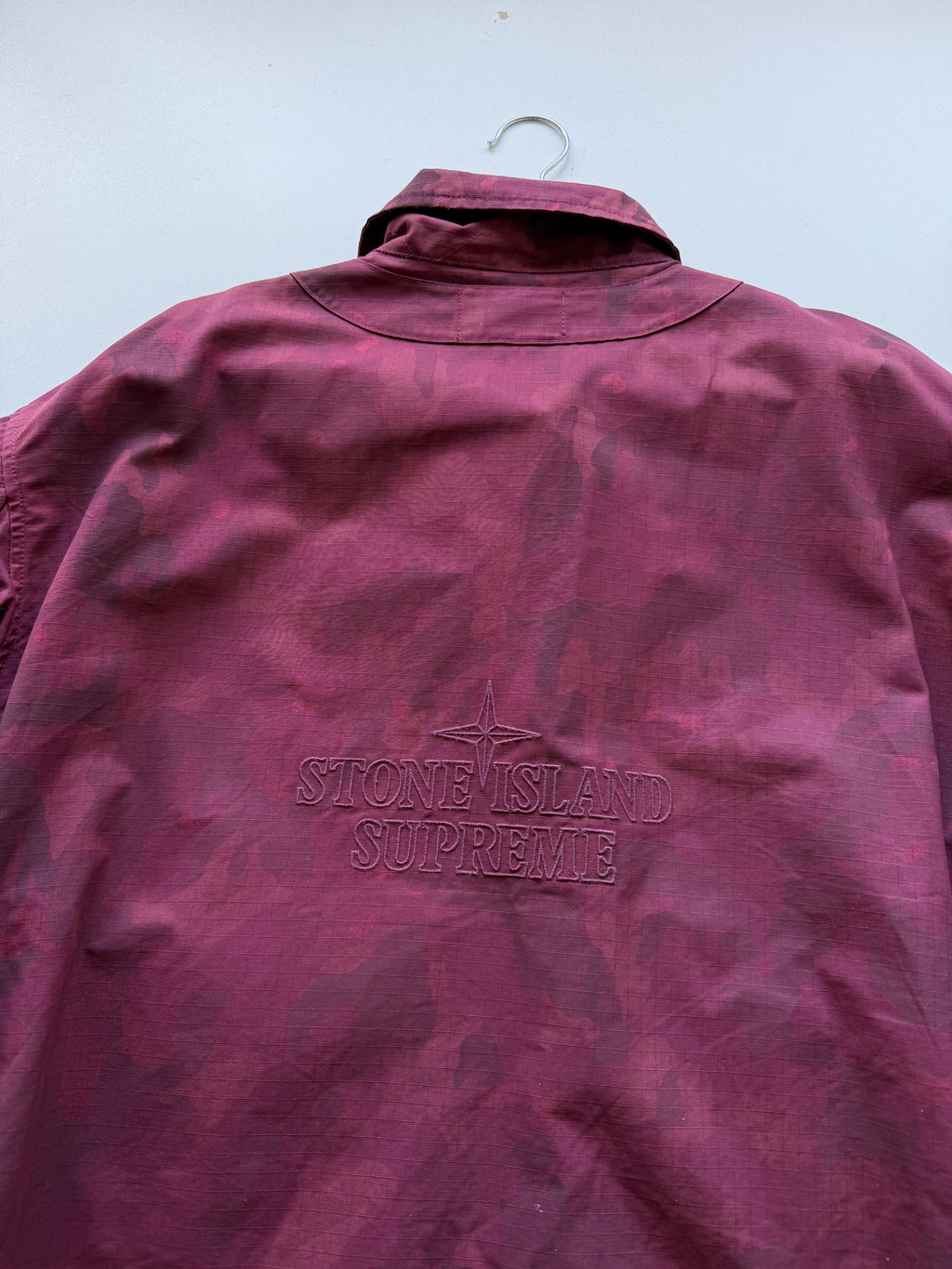 Stone Island X Supreme Ripstop Ice Camo Jacket