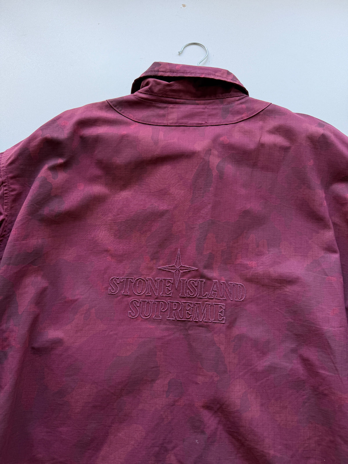 Stone Island X Supreme Ripstop Ice Camo Jacket