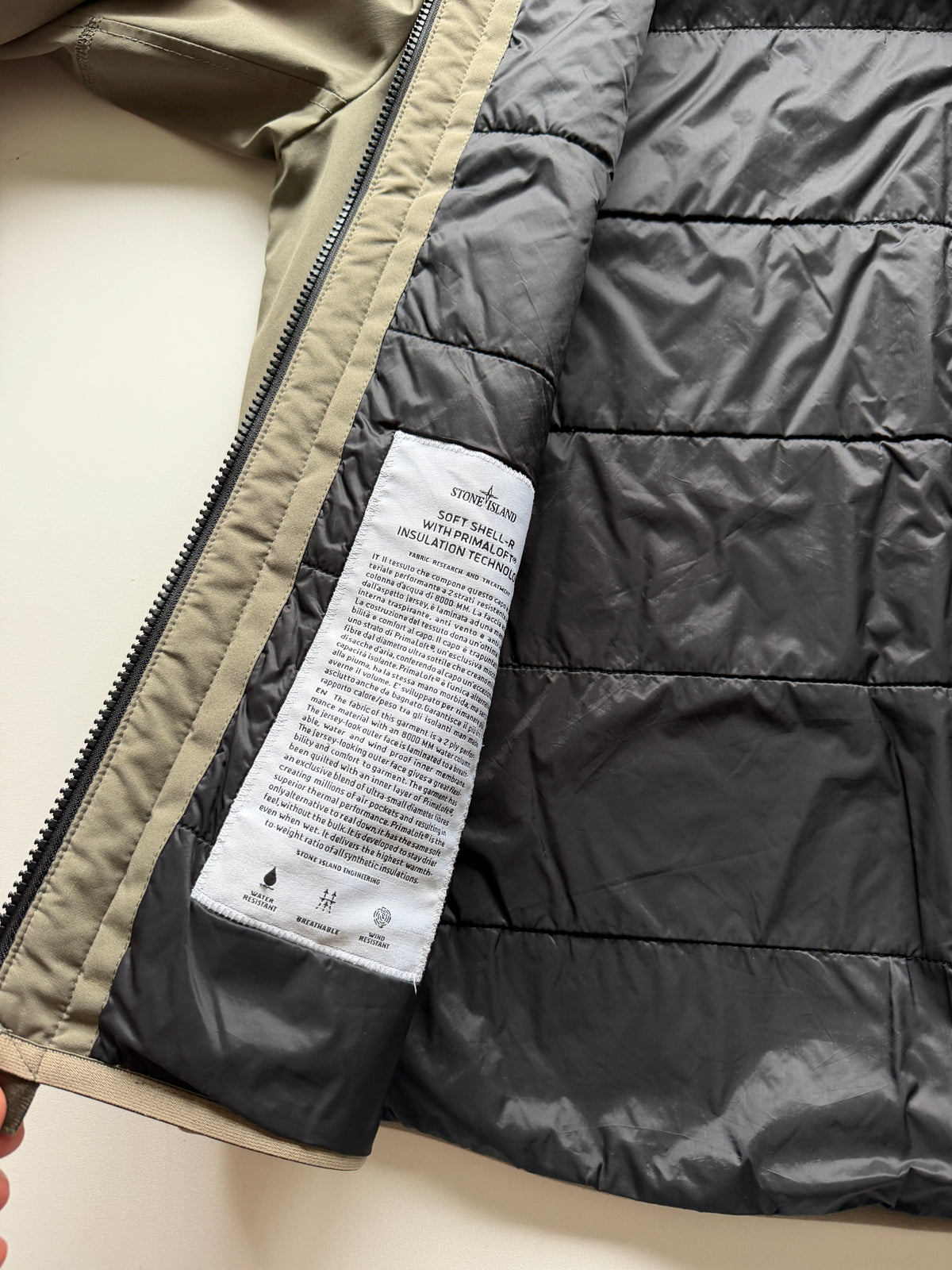 Stone Island Soft Shell Primaloft Jacket