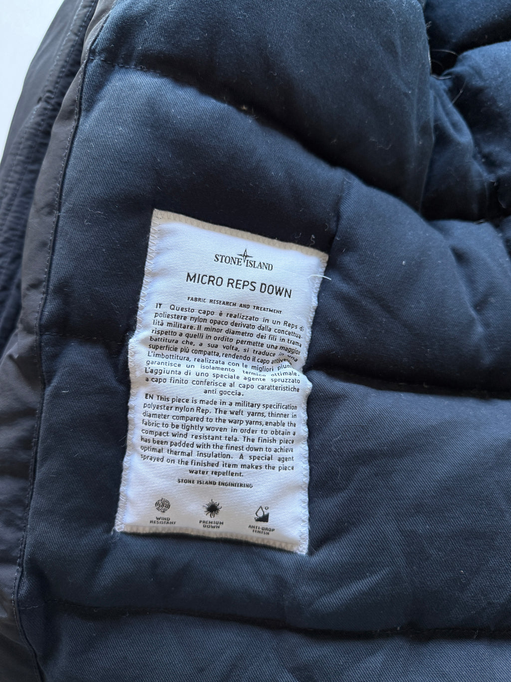 Stone Island Micro Reps Down Jacket
